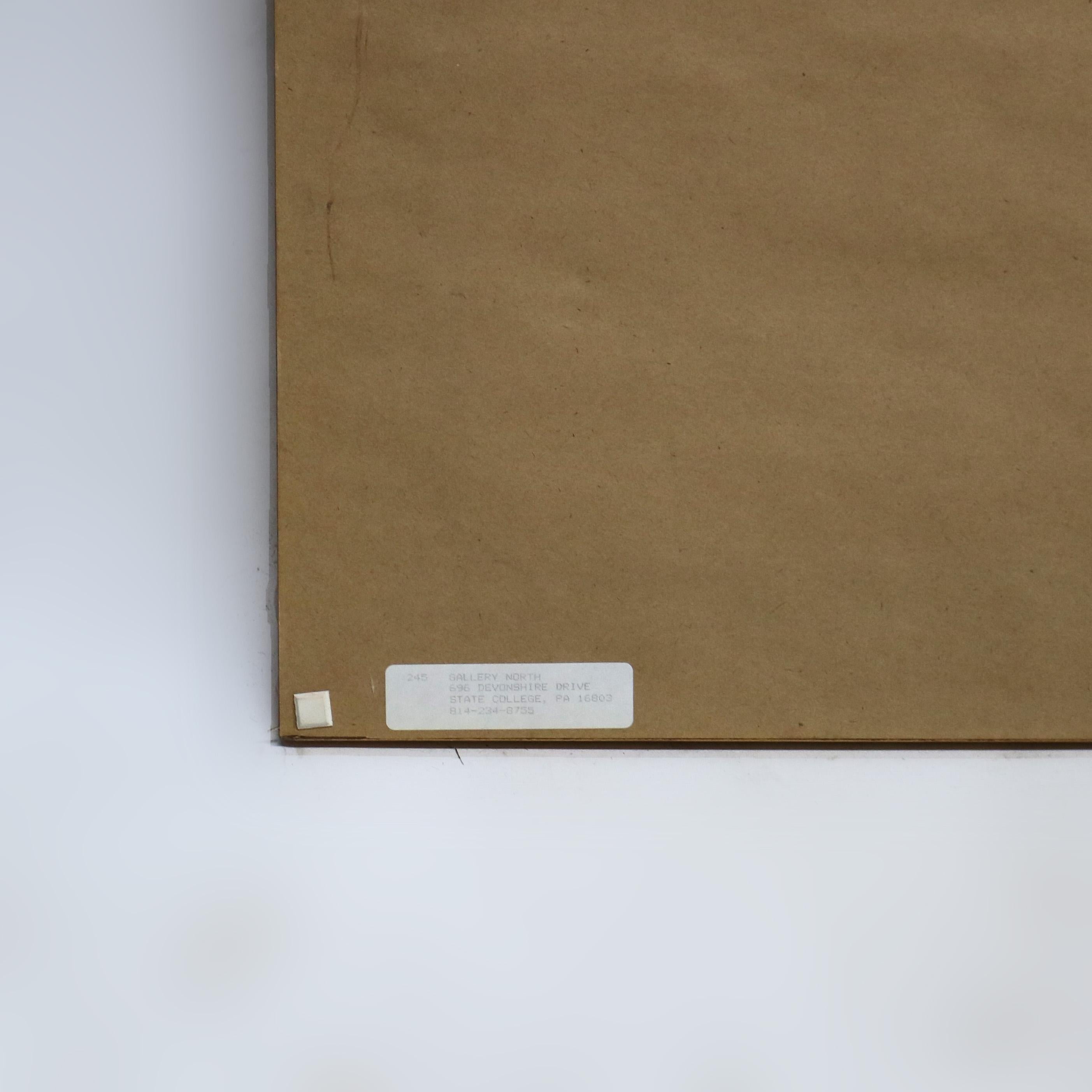 Acuarela tailandesa sobre papel Escena de género con figuras, elefante y caballos Siglo XX en venta 5