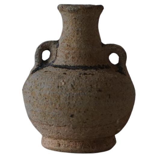 Thailand Antique Old Pottery Small urn Sawankhalok 15th Century Primitive