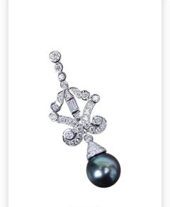 Thaitian Pearls & Diamonds 18k Gold Parure