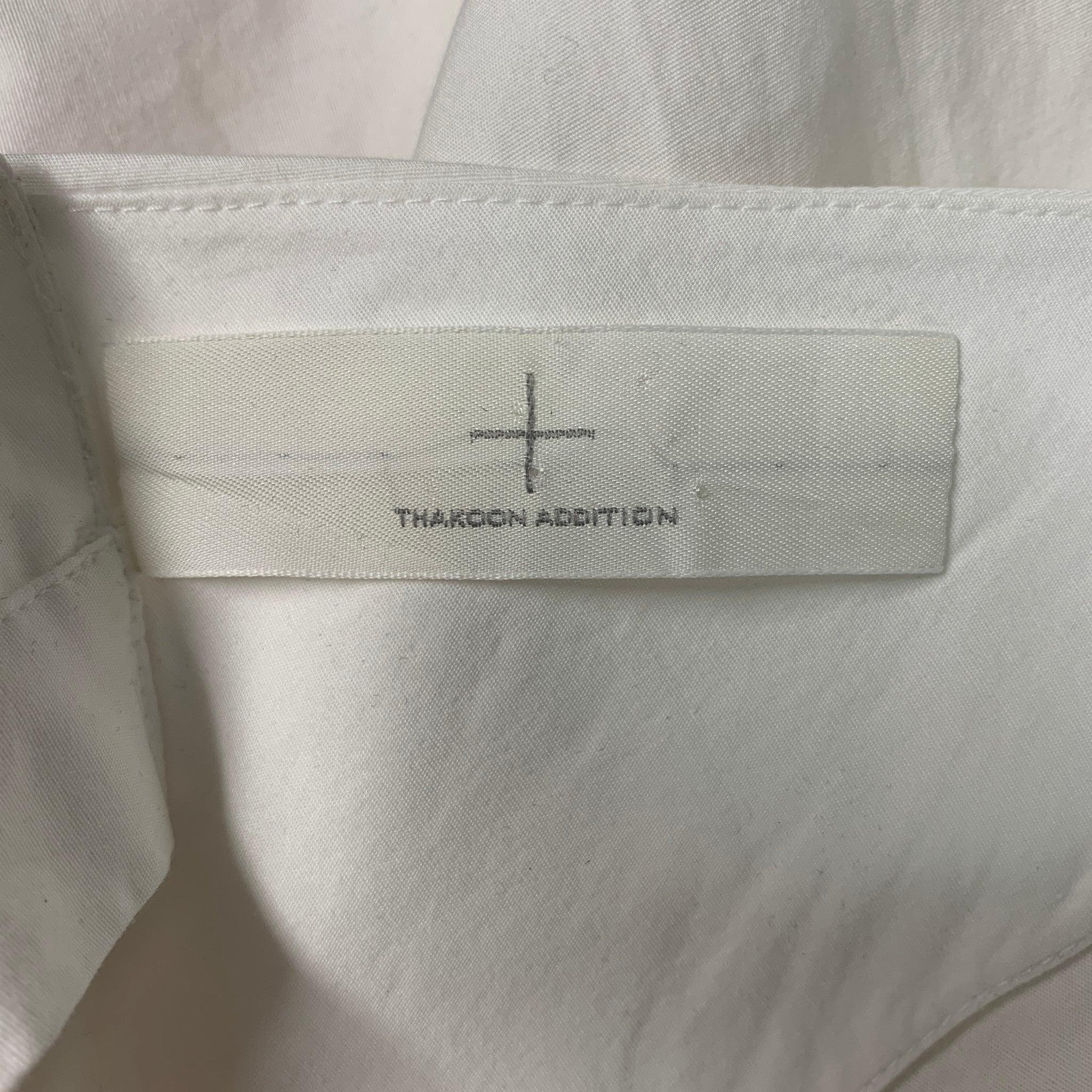 THAKOON Größe 2 Weiße A-Linien-Bluse aus Baumwollmischung in A-Linie Damen im Angebot