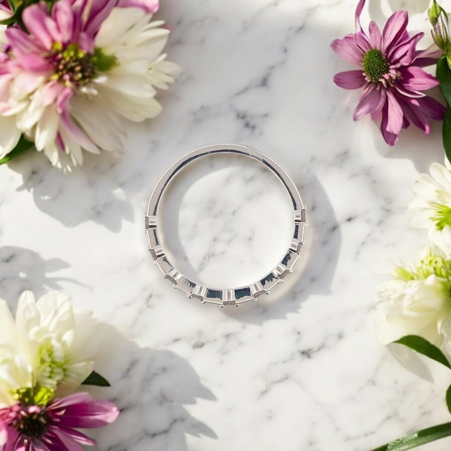 💎 10K White Gold Diamond Band  0.20 CTW, Size 7

Sleek, sophisticated, and timeless—this 10K white gold diamond band is a perfect blend of elegance and versatility. Featuring 0.20 carats of natural diamonds, this band shines with delicate