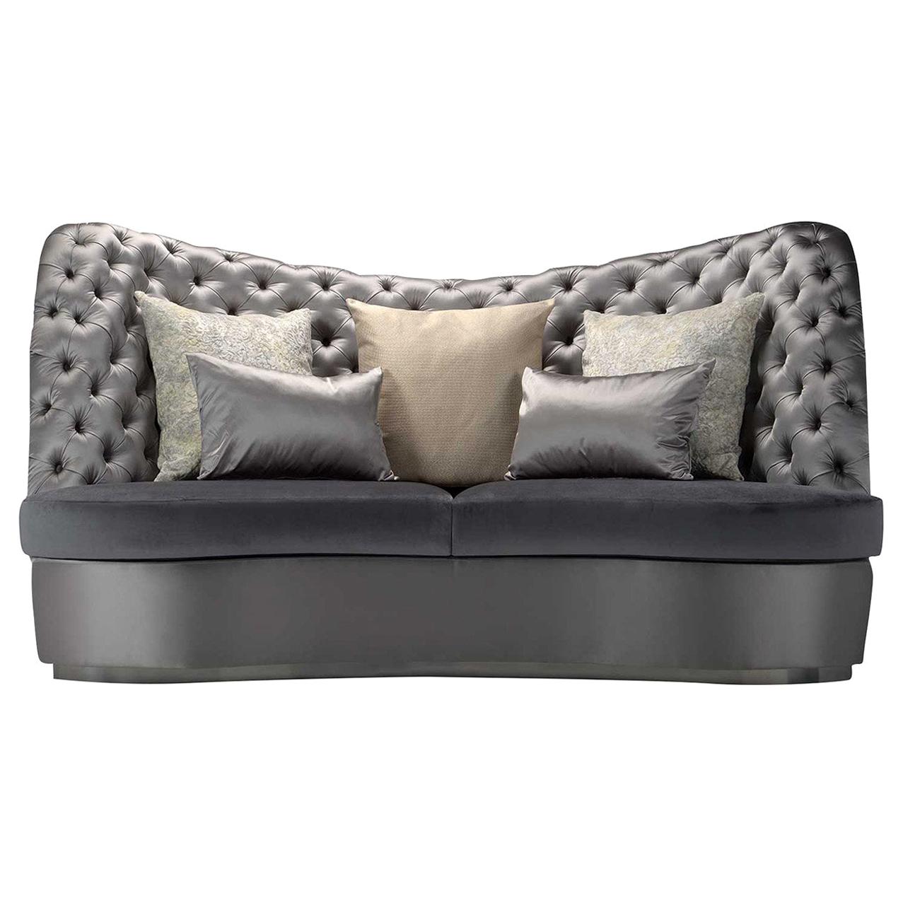 Thalia Gray 3-Seater Sofa