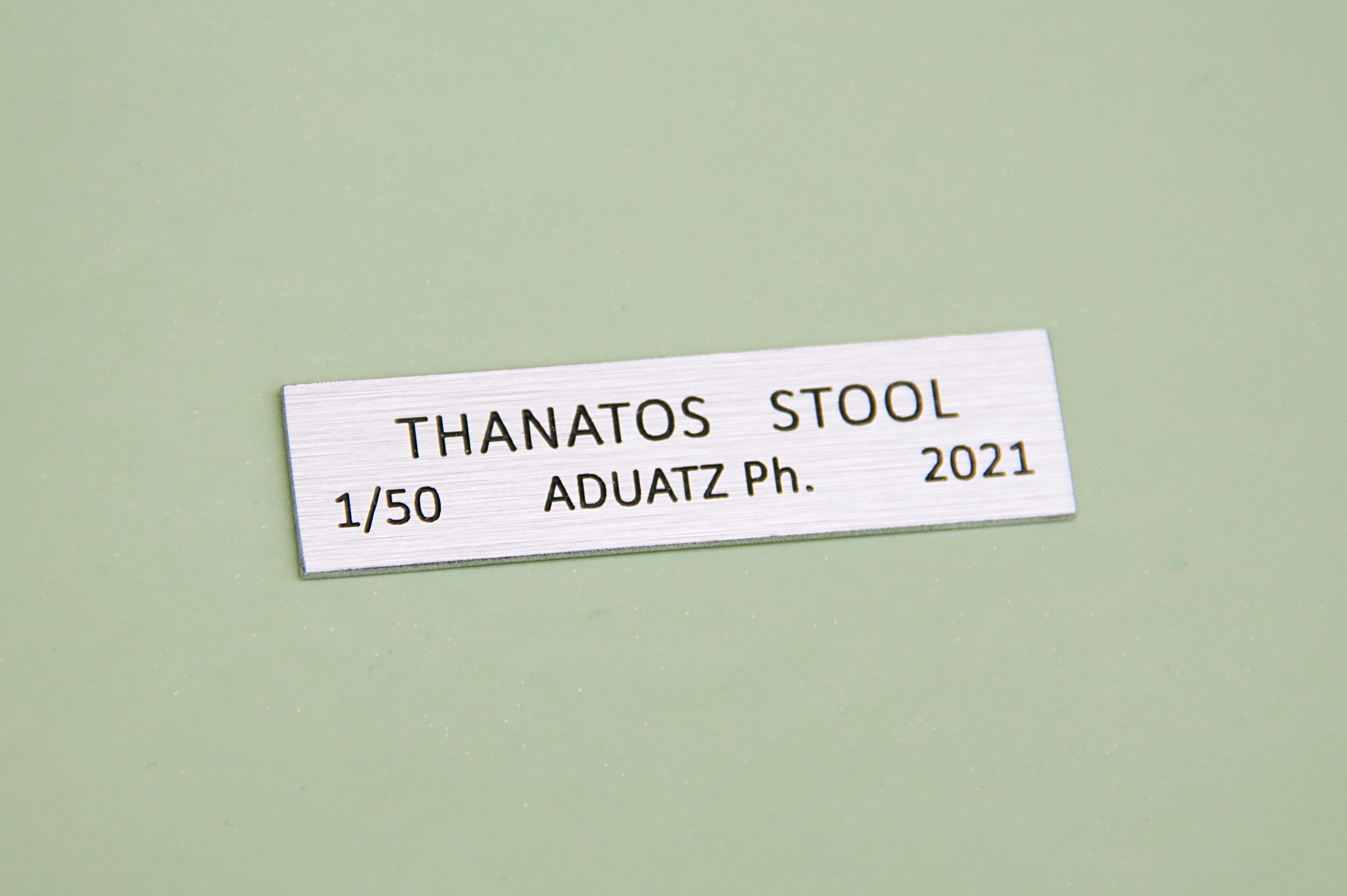 Resin Thanatos Stool by Philipp Aduatz