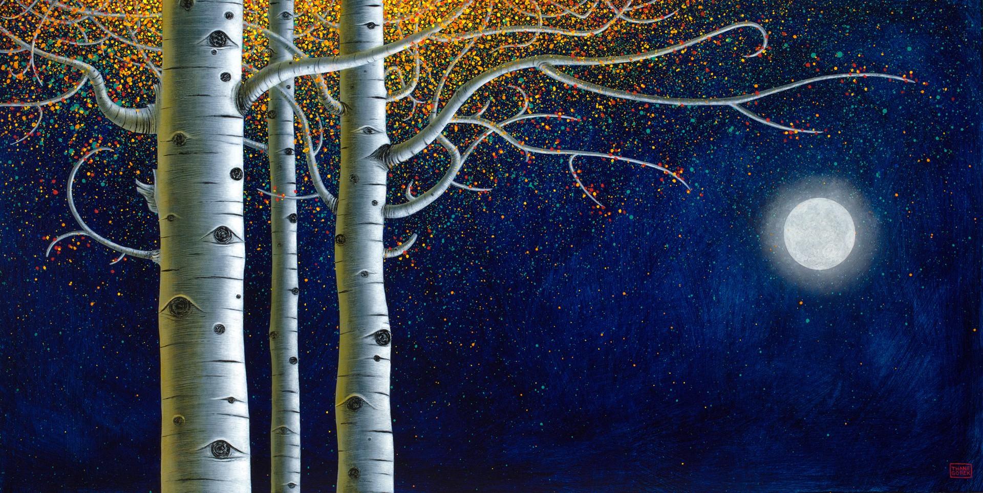 Landscape Painting de Thane Gorek - Brasas de otoño