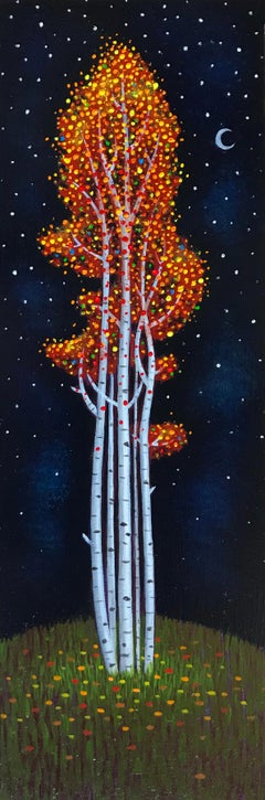 "Senza titolo IV" di Thane Gorek, Pittura ad olio originale, Colorado Aspen