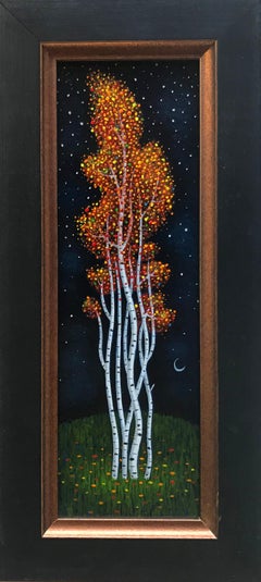 "Untitled VI" by Thane Gorek, Original Oil Painting, Colorado Aspen