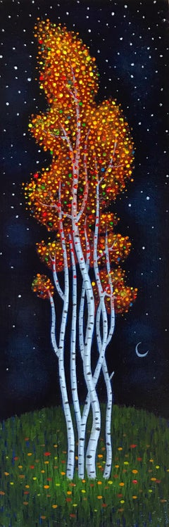 "Senza titolo VI" di Thane Gorek, Pittura ad olio originale, Colorado Aspen