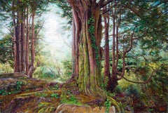 Als die Welt neu war, Original-Gemälde in Gouache