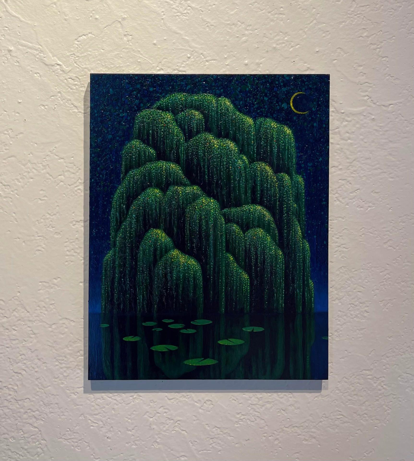 Willow Moon - Painting by Thane Gorek