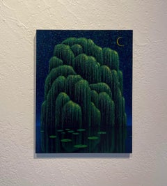 Weidenwolle Mond