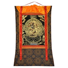 Thangka Kurukulla Tara of Love peint à la main et doré