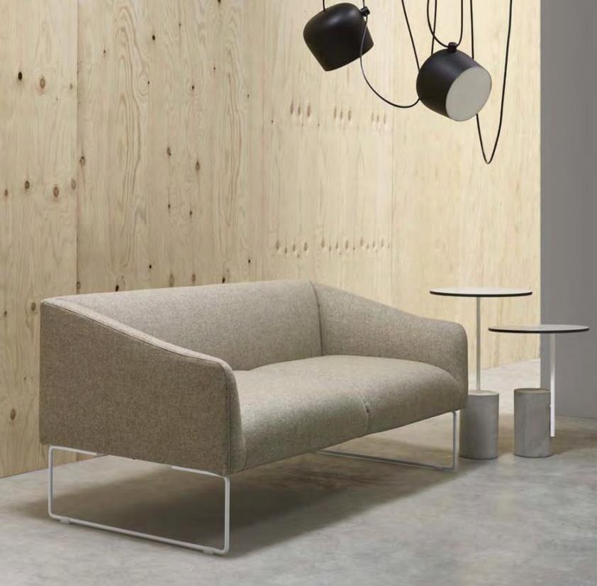 Autre Chaise longue Thank en métal chromé et tapisserie d'ameublement avec accoudoirs par Quinti Sedute en vente