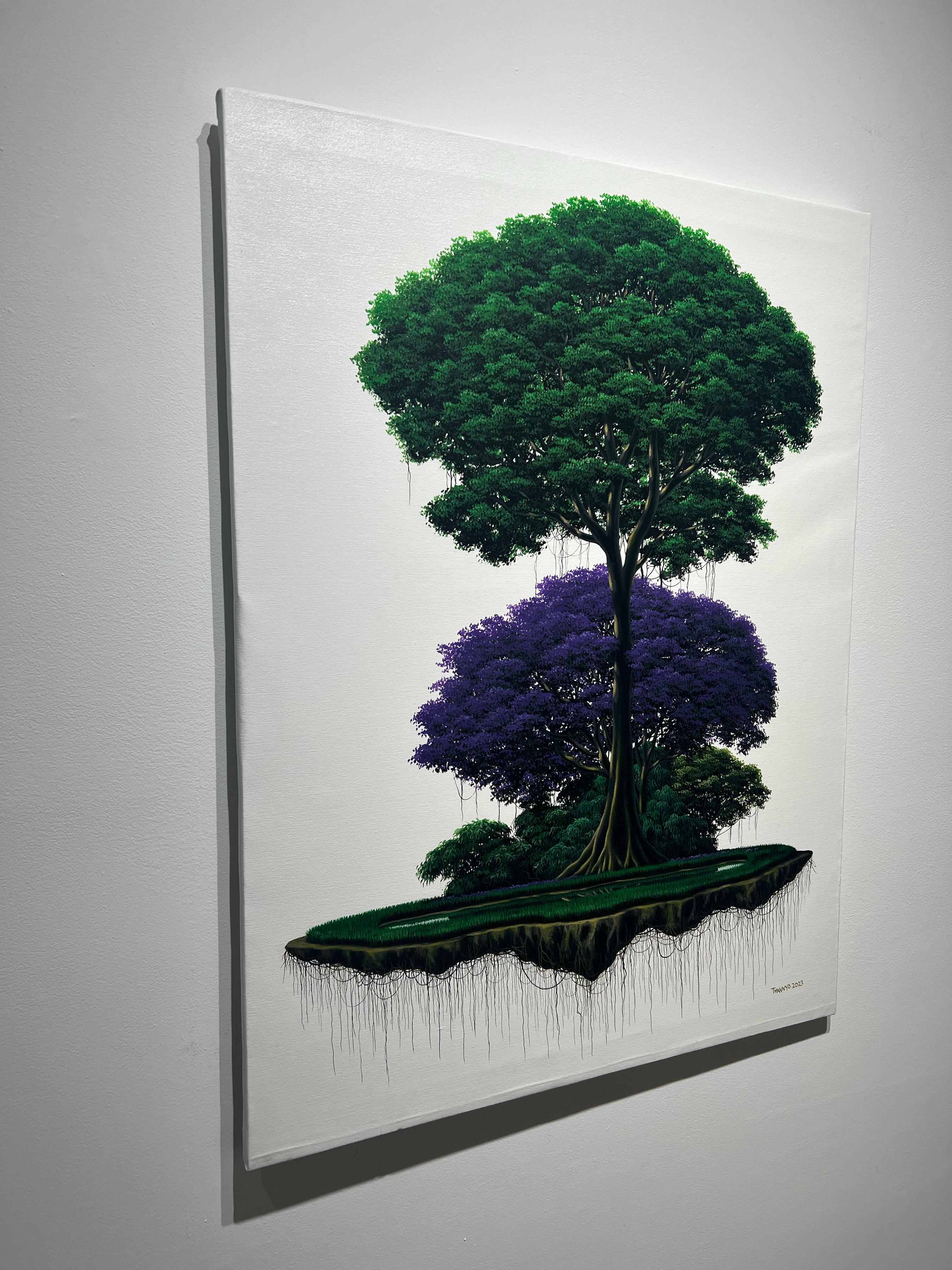 Isla 08 - Abstract Painting Negro de Thannyo De Freitas
