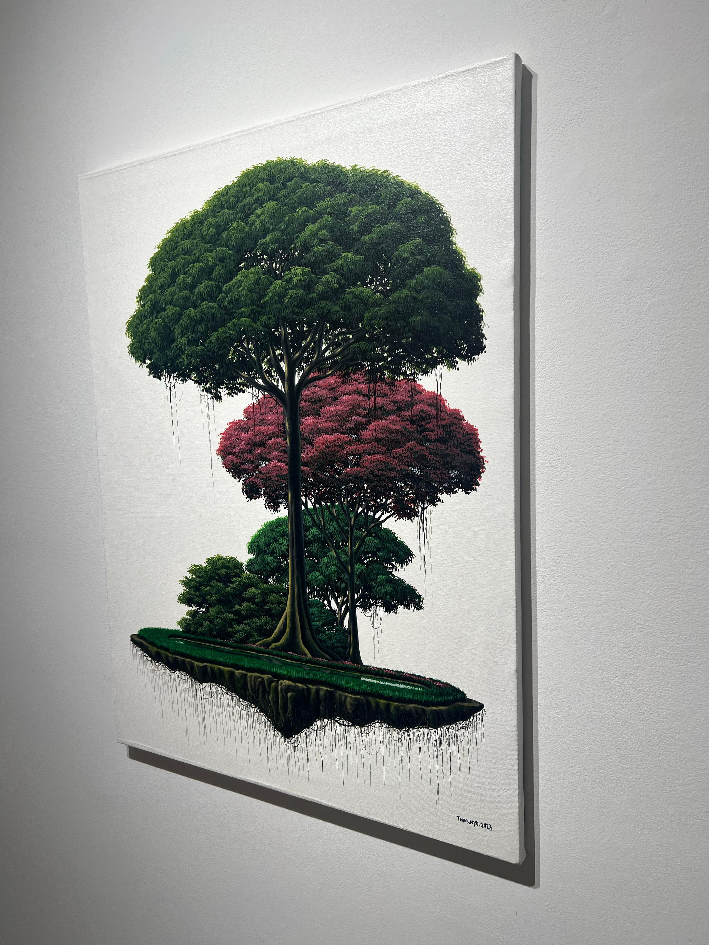 Isla 09 - Landscape Painting Negro de Thannyo De Freitas