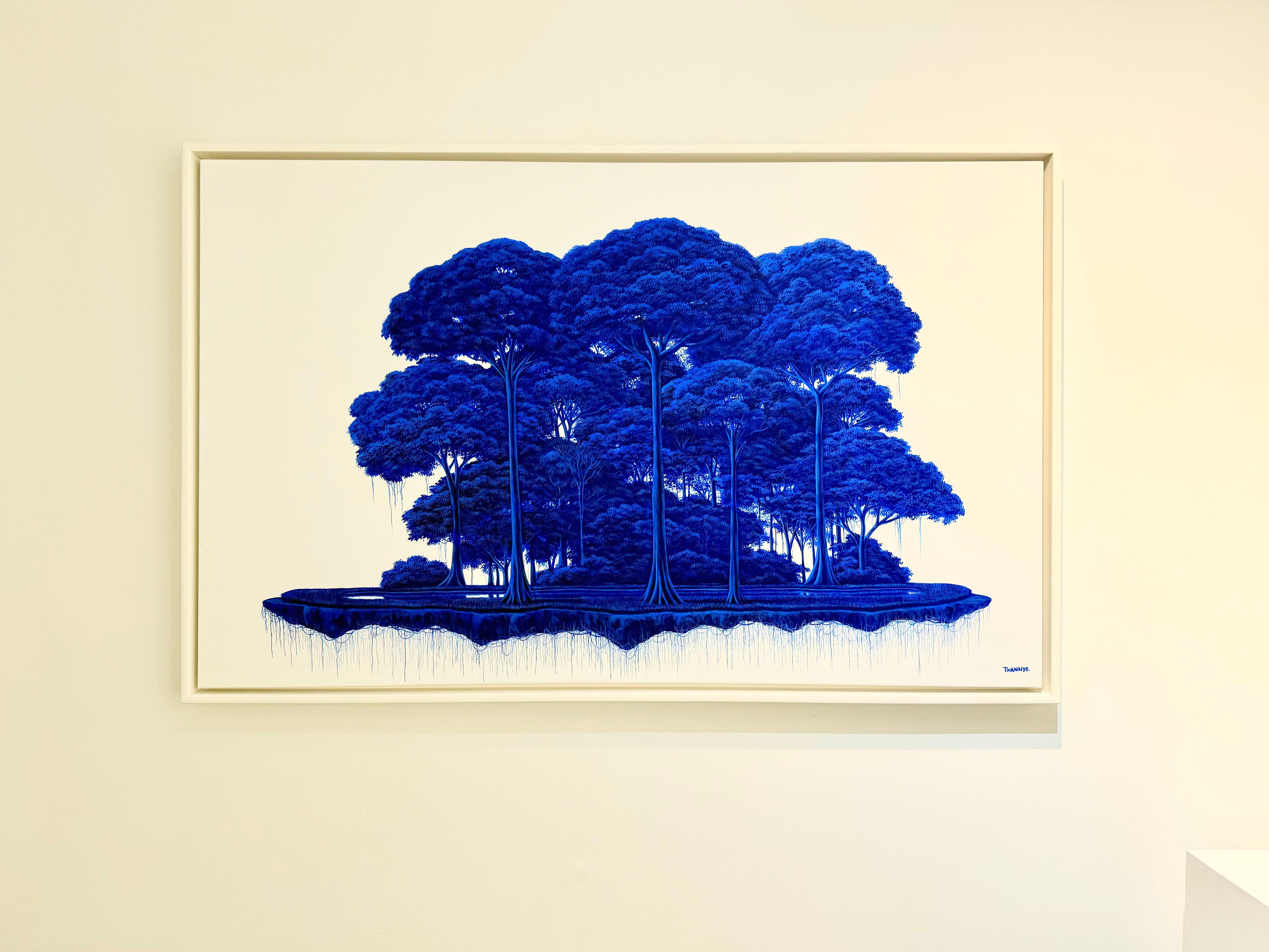 Isla Blau 23 – Painting von Thannyo De Freitas