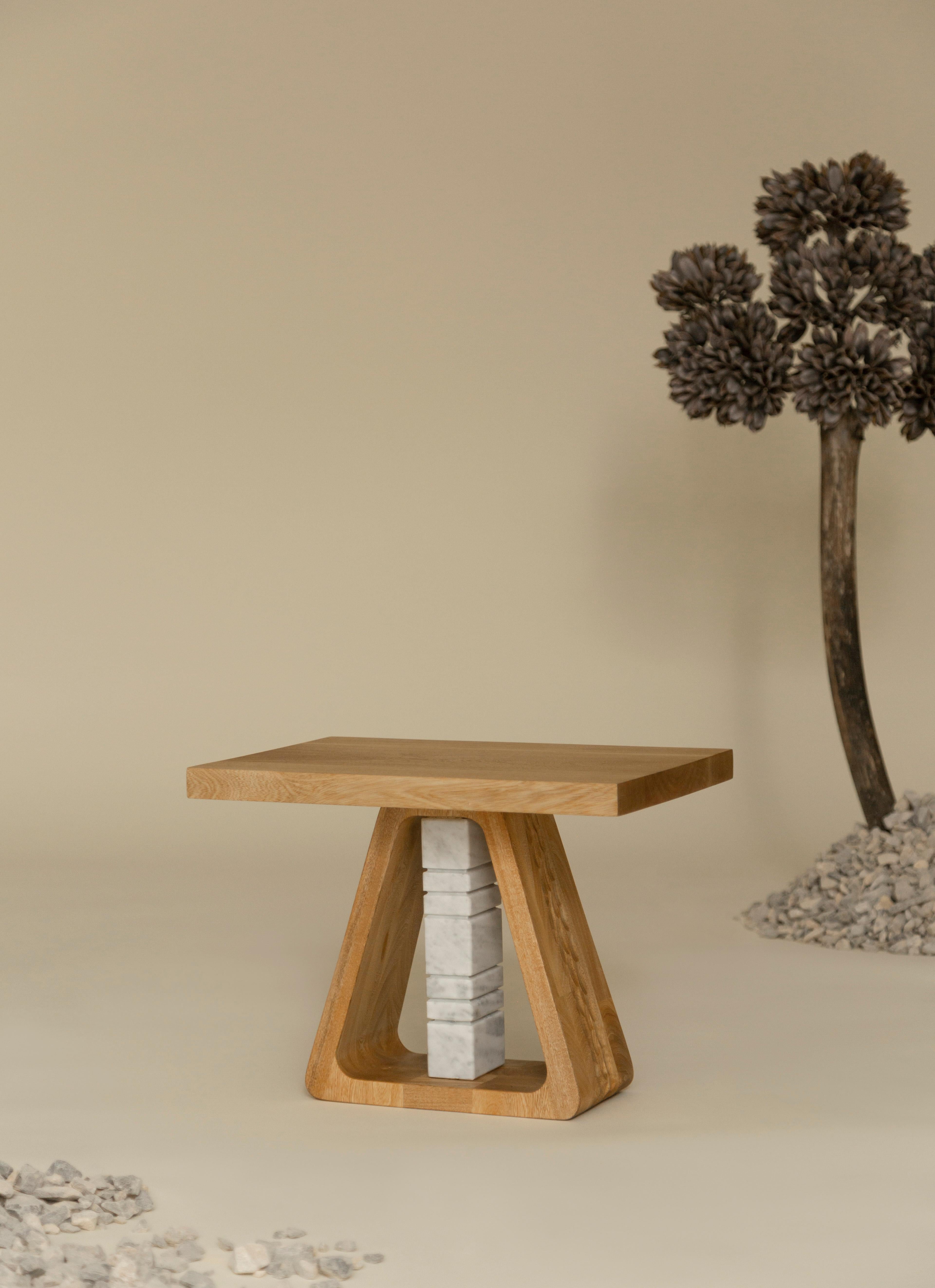 Contemporary That side table (medium) in rosa morada wood by Tana Karei For Sale