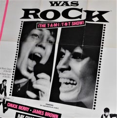 "That Was Rock", manifesto cinematografico originale d'epoca Mick Jagger