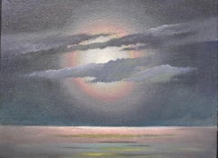 " Luna dietro alle nuvole" cm. 37 x 26  1940 ca