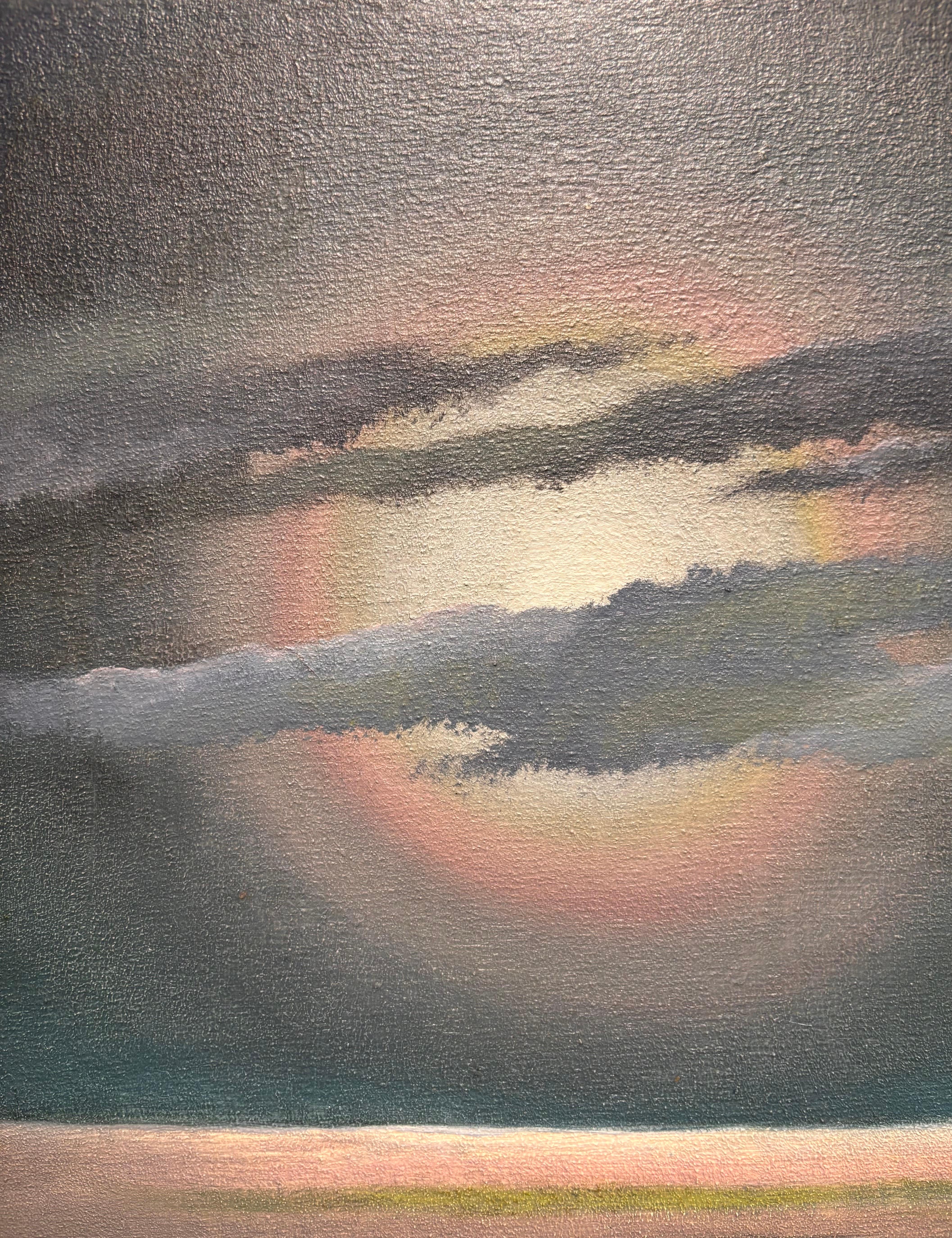 „ Luna dietro alle nuvole“ cm. 37 x 26  1940 ca. im Angebot 2