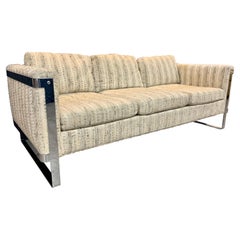 Thayer Coggin Attributed to Milo Baughman 1970s Floating Sofa Smaller Scale 73W