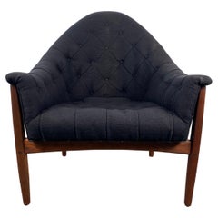 Thayer Coggin by Milo Baughman Rare Exposed Frame Lounge Chair Circa 1965