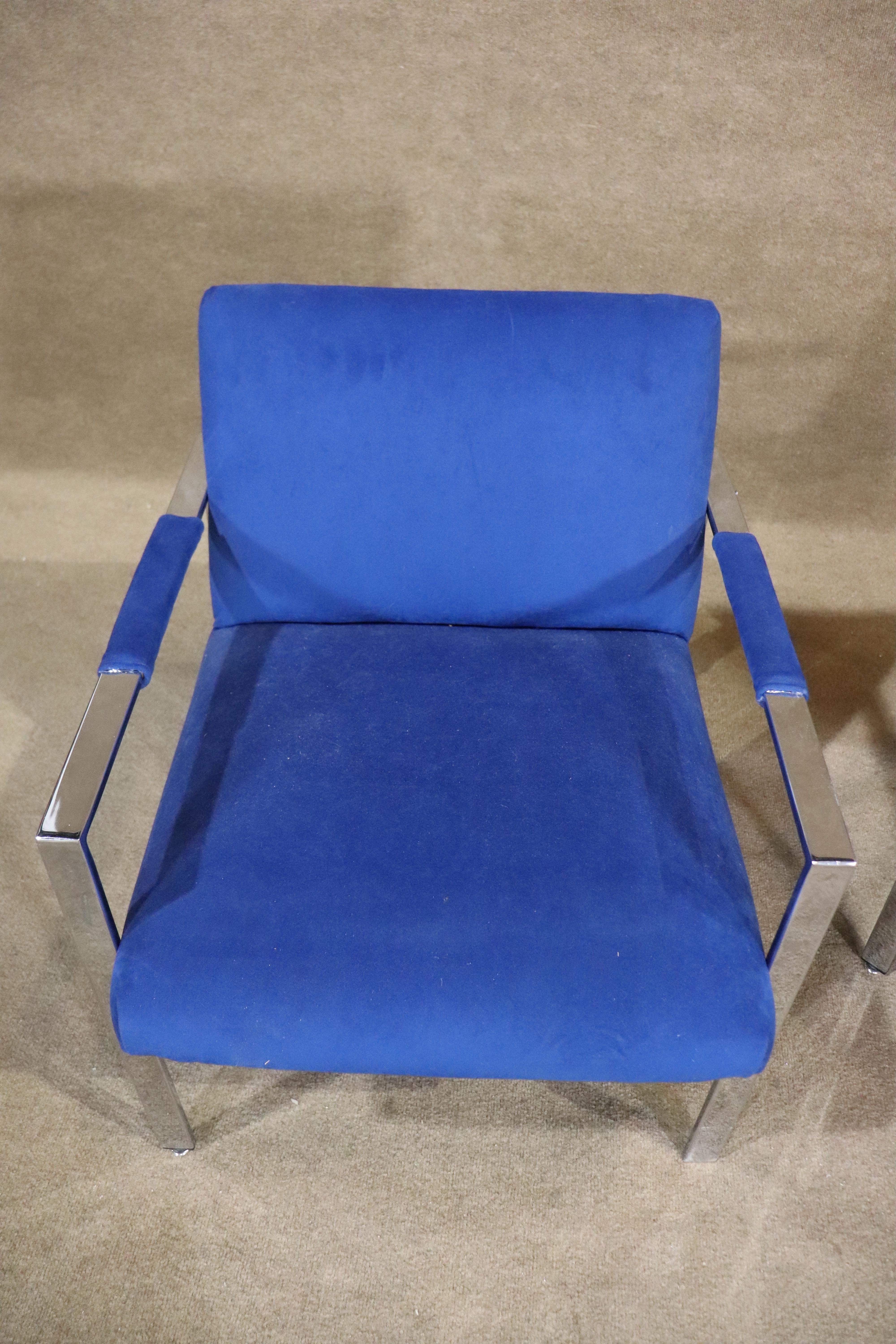 Mid-Century Modern Thayer Coggin Flat Bar Chairs For Sale
