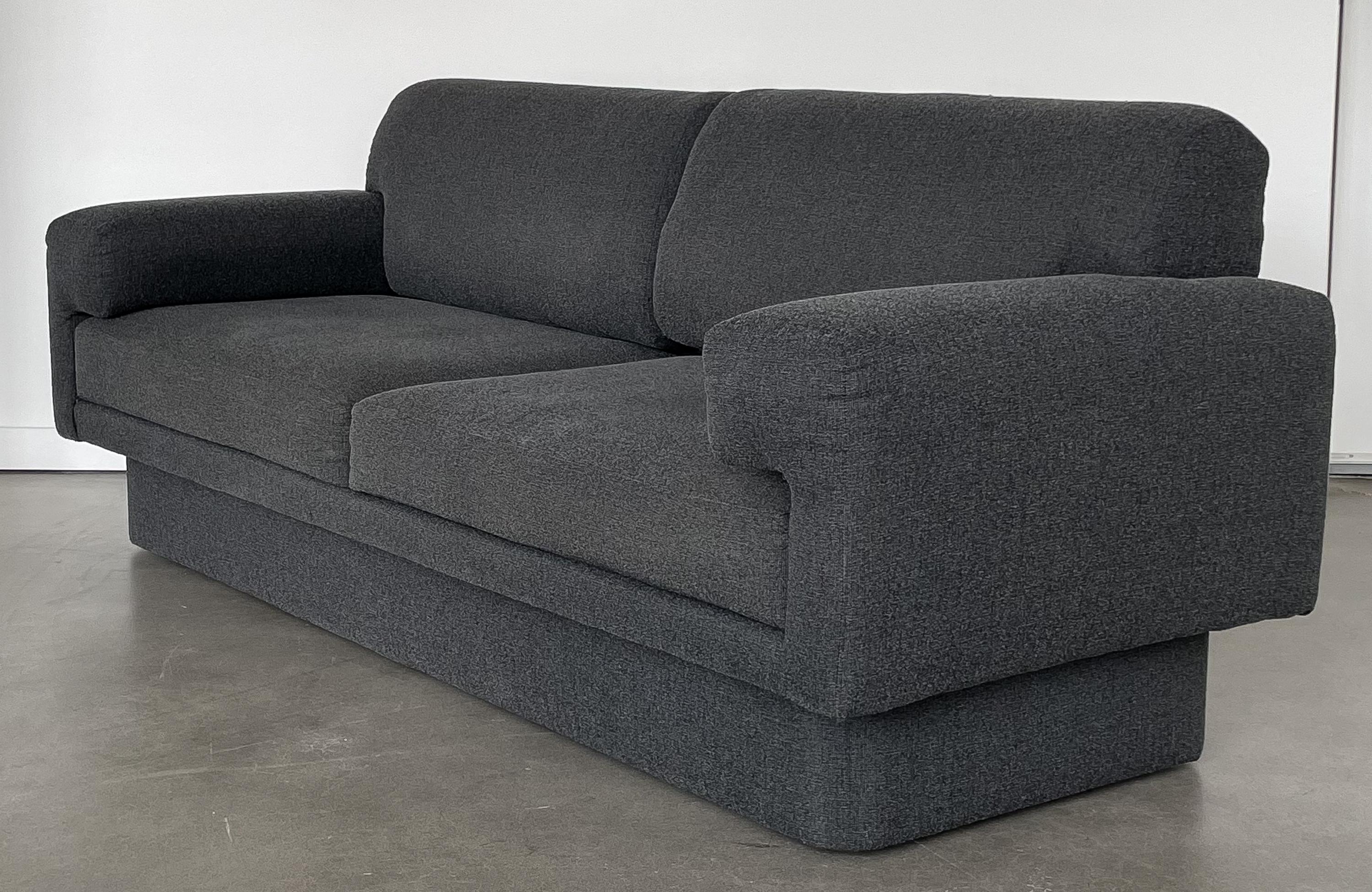 Fabric Thayer Coggin Fully Upholstered Modernist Sofas
