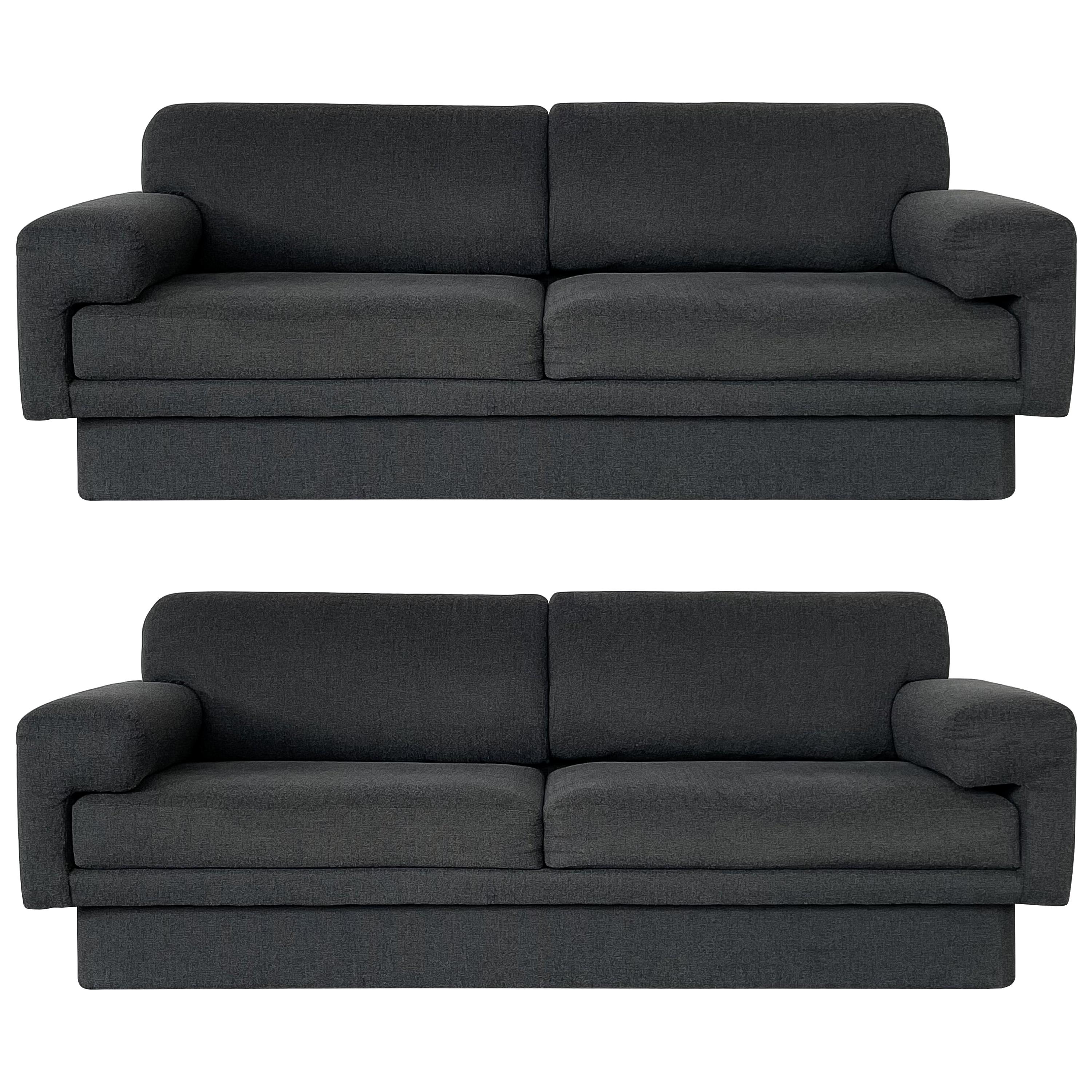 Thayer Coggin Fully Upholstered Modernist Sofas
