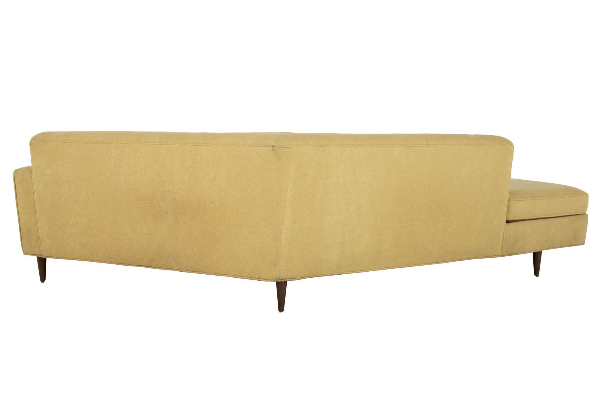 Thayer Coggin Mid Century Angle Bumper Sectional Sofa 3