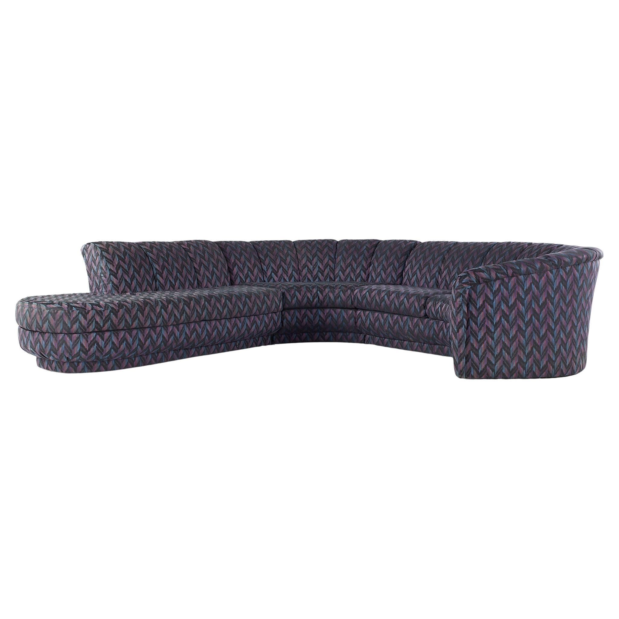 Sofá seccional Thayer Coggin de mediados de siglo

Este sofá mide 145 de ancho x 86 de fondo x 30 pulgadas de alto, con una altura del asiento de 17 y una altura de los brazos de 24 pulgadas

Todos los muebles pueden adquirirse en lo que