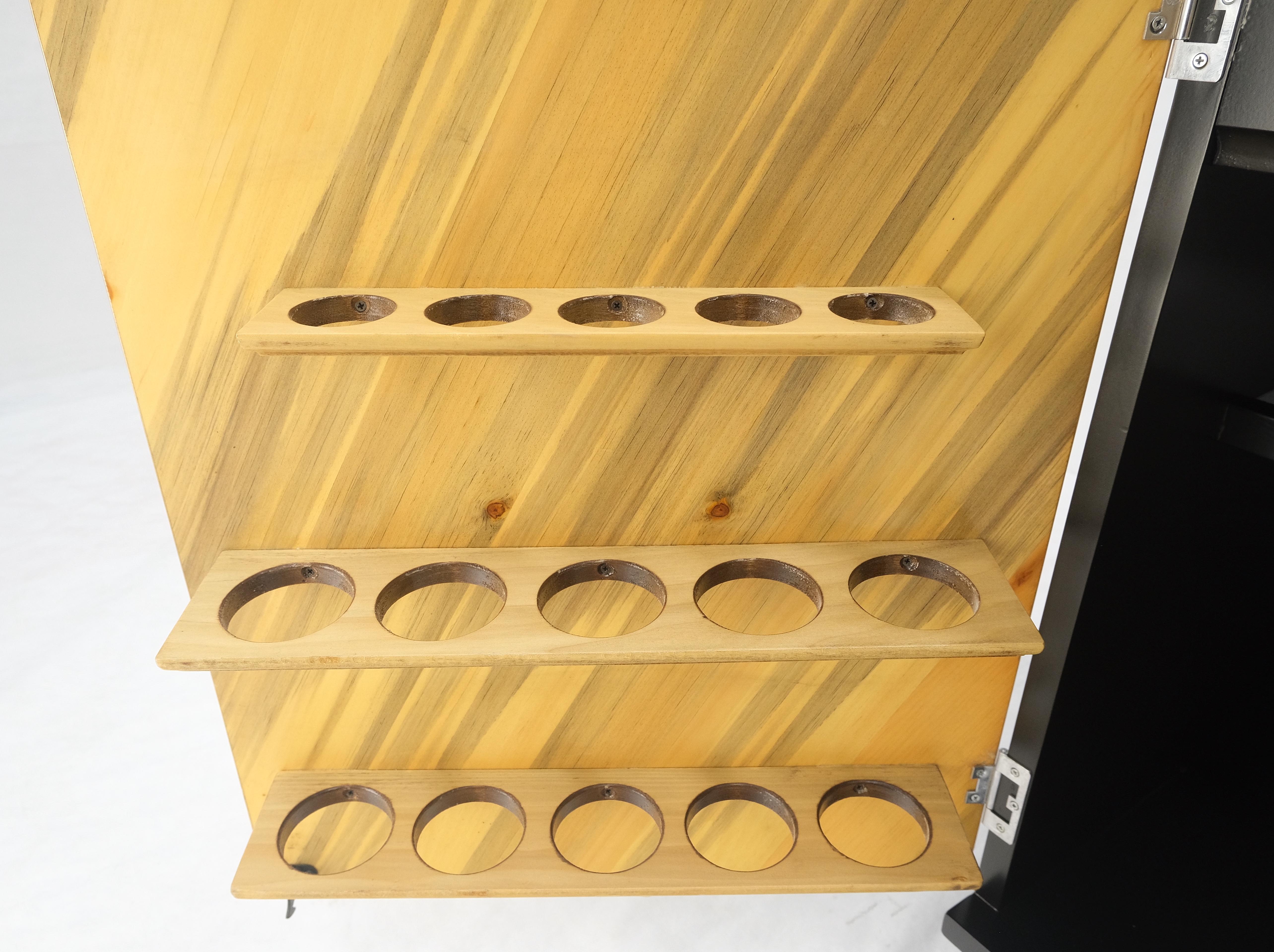 Thayer Coggin Milo Baughman Armadio per liquori a 2 ante in legno di tasso Bar MINT in vendita 9