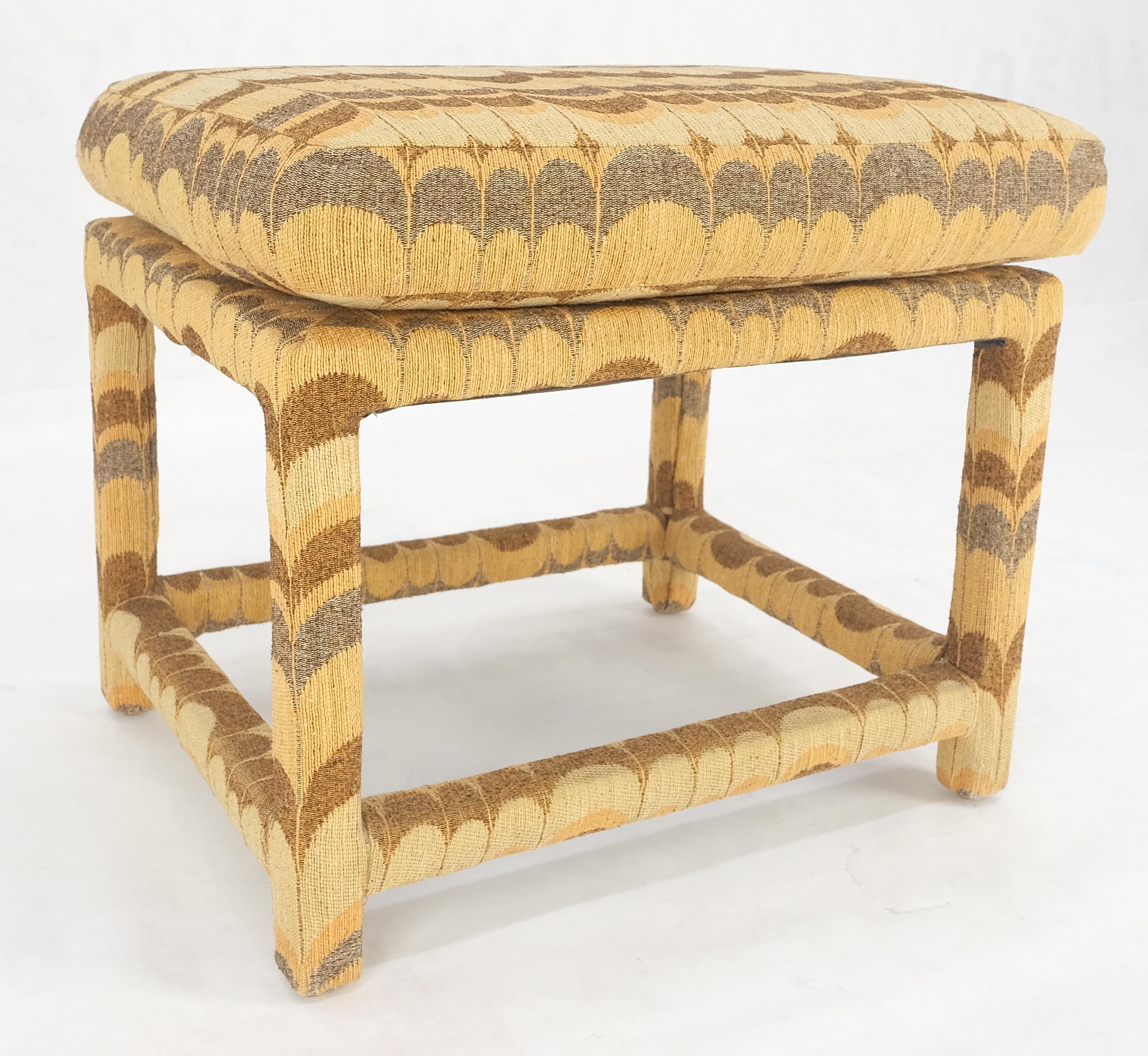 Thayer Coggin Milo Baughman Foot Stool Bench Ottoman Seat 1970s MINT! For Sale 4