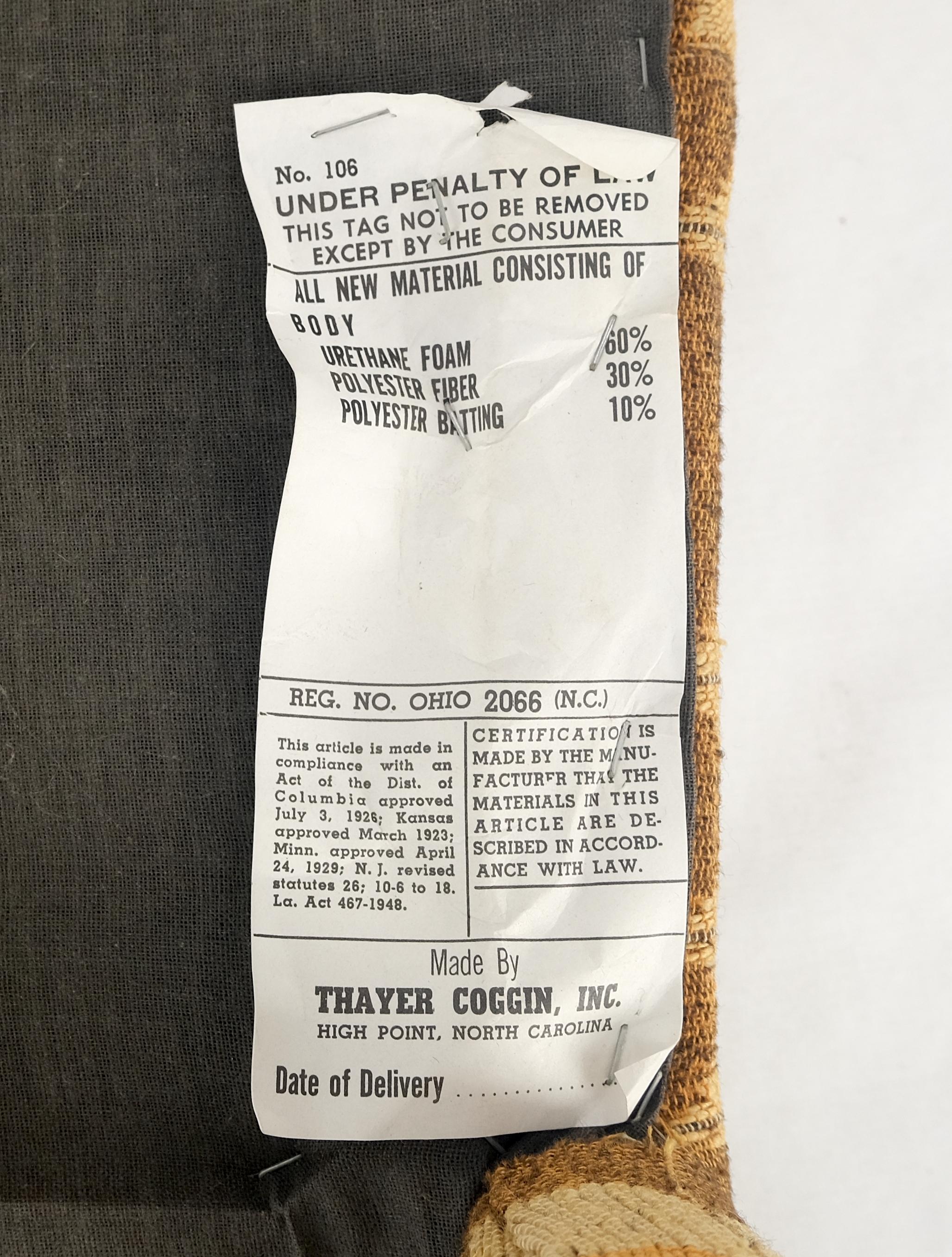 ¡Thayer Coggin Milo Baughman Banqueta Banco Otomano Asiento 1970s MINT! en venta 5