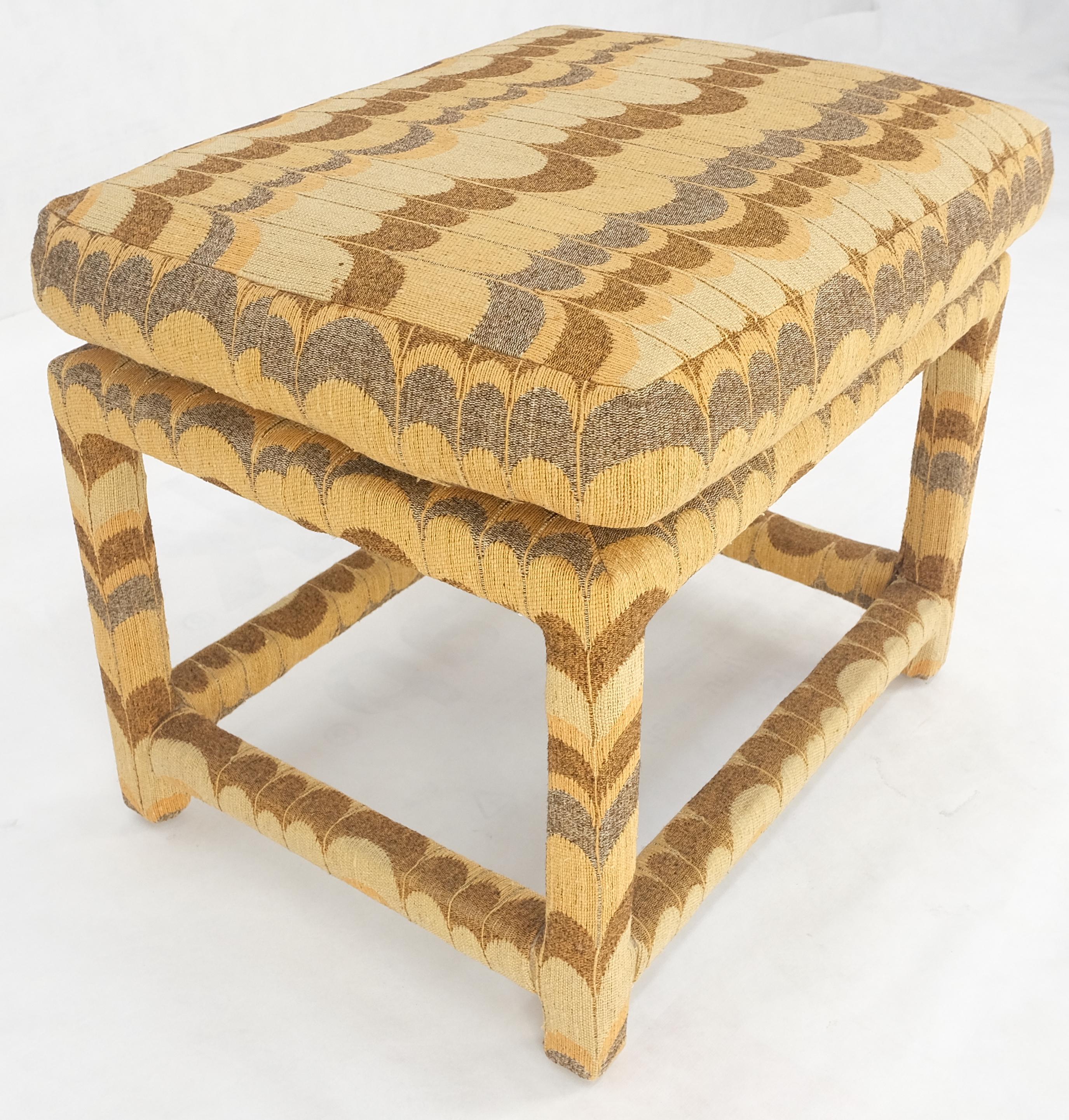 ¡Thayer Coggin Milo Baughman Banqueta Banco Otomano Asiento 1970s MINT! en venta 3