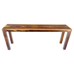 Thayer Coggin Milo Baughman Table console en bois de rose du milieu du siècle 66" de long MINT !
