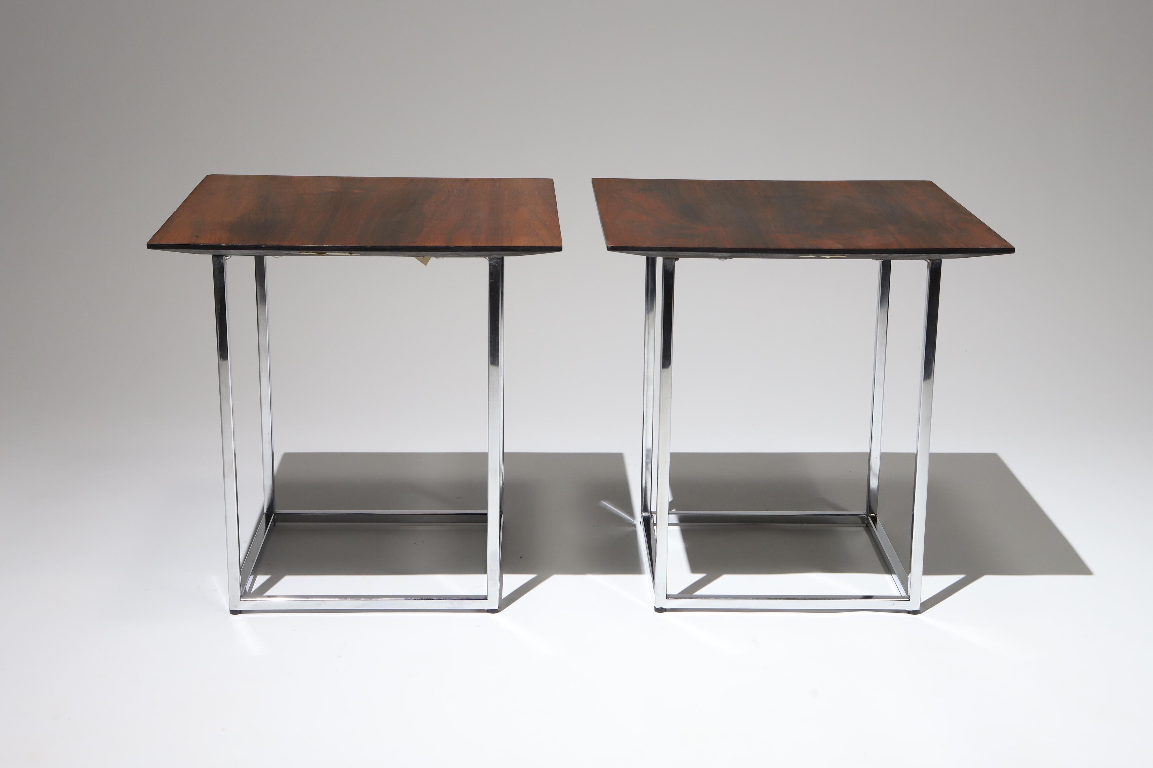 American Thayer Coggin Rosewood Side Tables