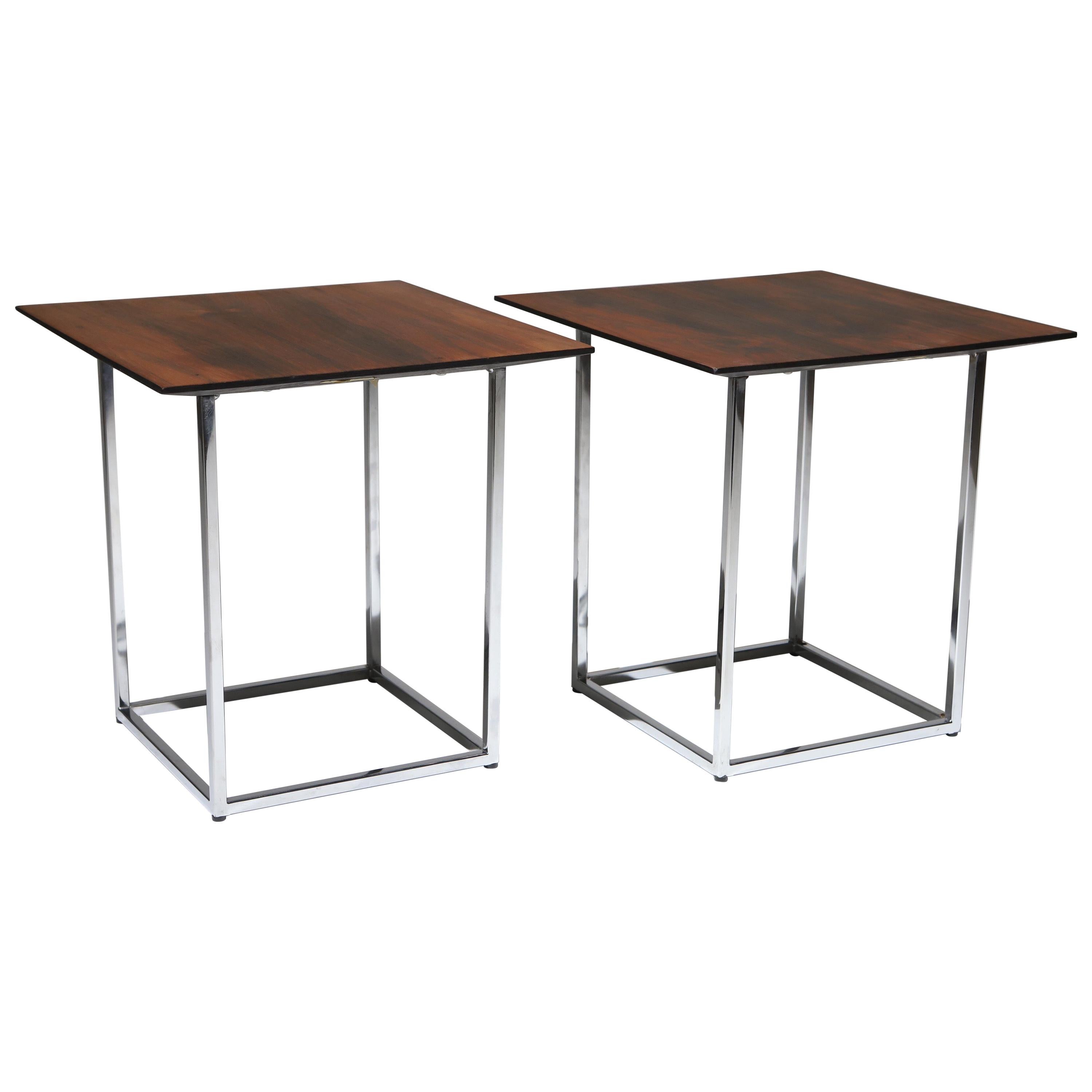 Thayer Coggin Rosewood Side Tables