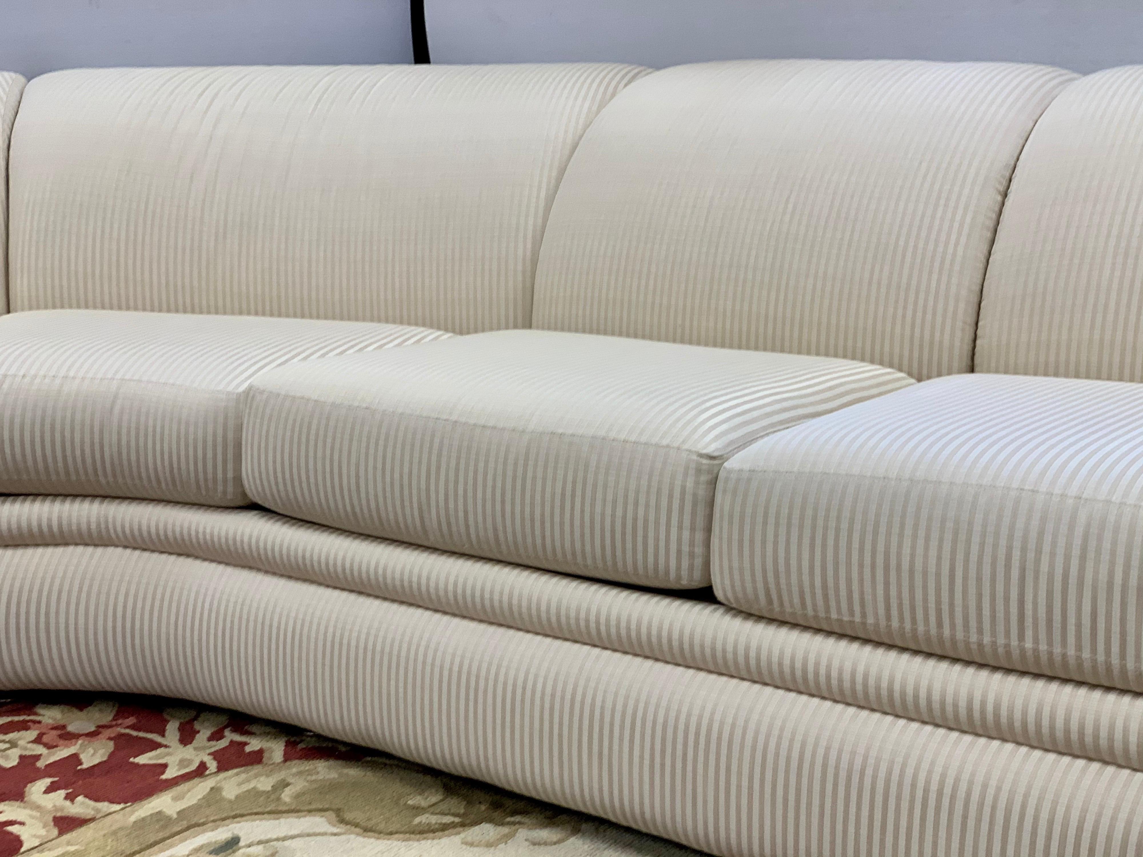 Thayer Coggin Signed Two-Piece Sectional Sofa Mint Condition In Good Condition In West Hartford, CT