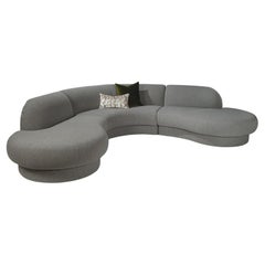 Thayer Coggin Sit Tight Sectional Sofa Fully Upholstered by Milo Baughman