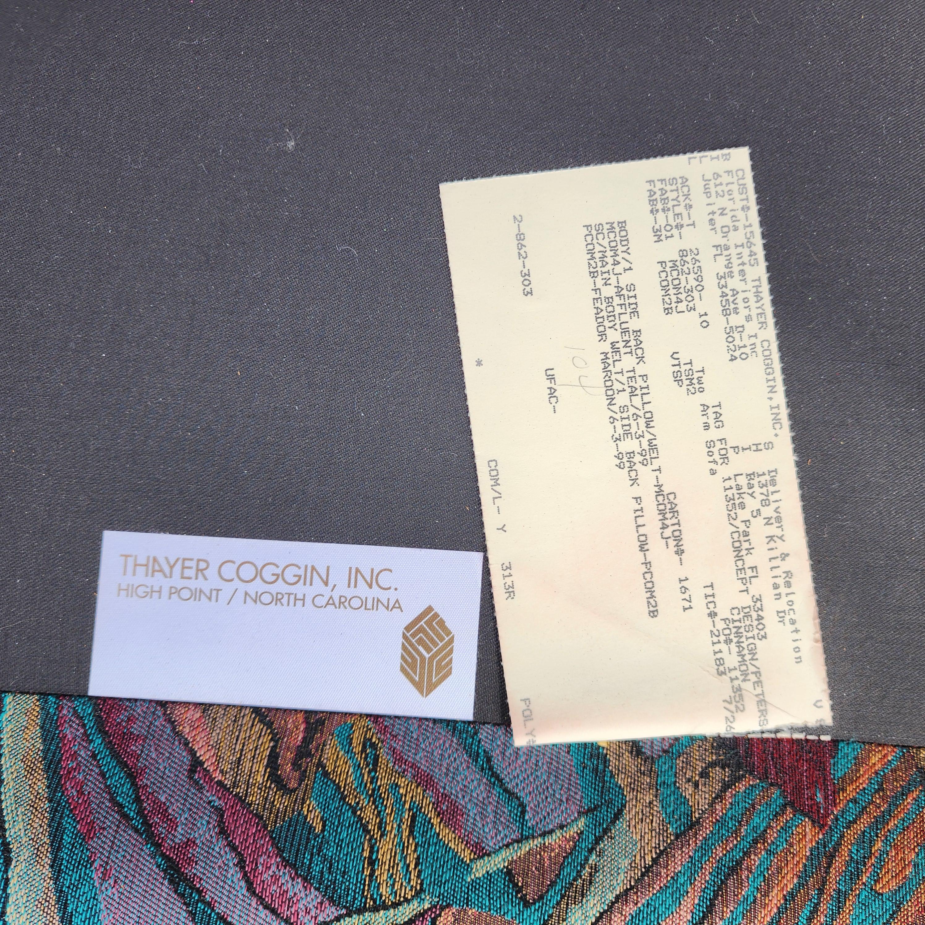Sofá Thayer Coggin Tropical en venta 3