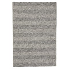 Thayer Design Studio, tapis en laine naturelle, mélange noir et gris, Flatty