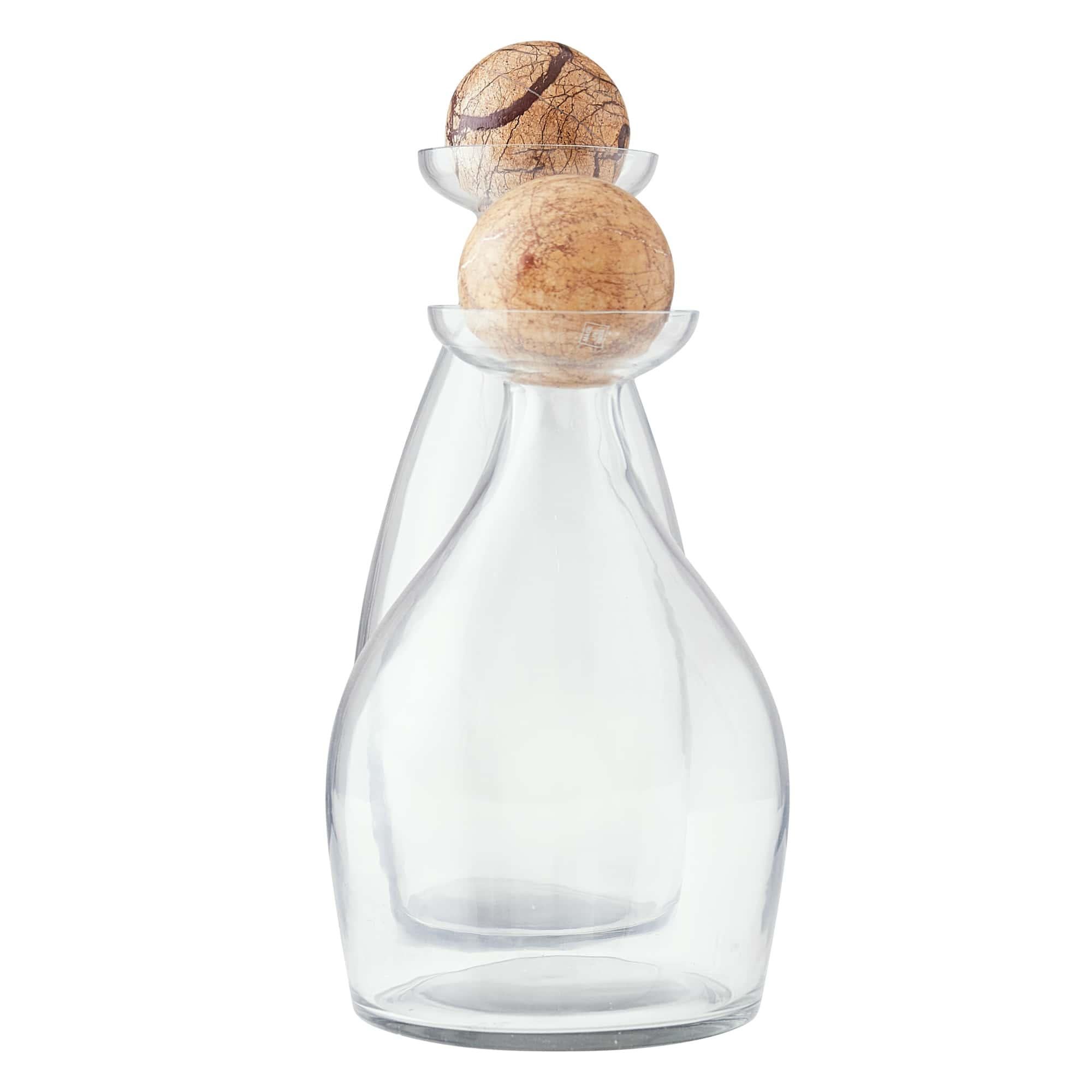 Thayers Decanters, Set of 2 ARI05 - Clear Glass and Marble en Bueno estado para la venta en London, GB
