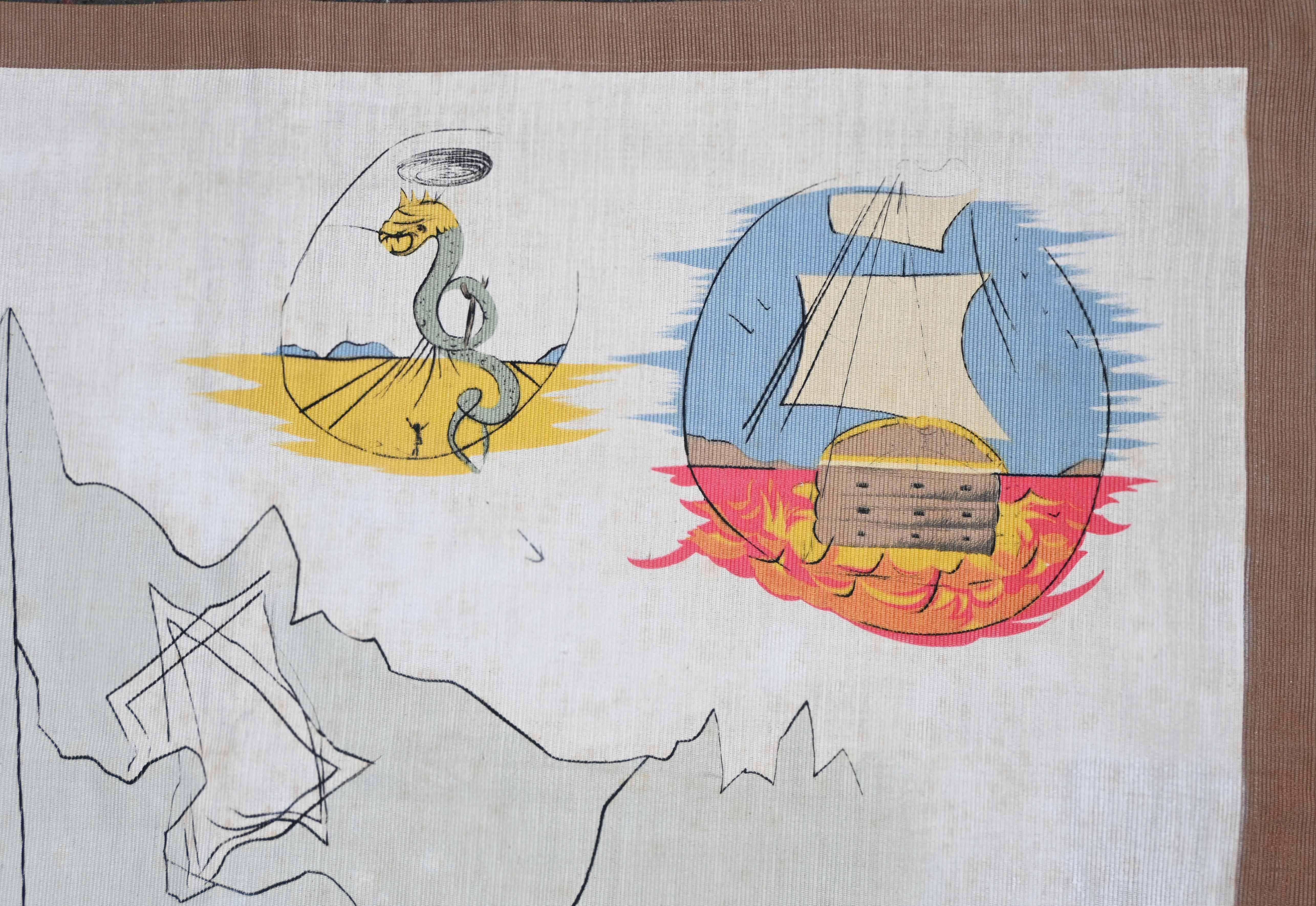 Le 12 tribù di Israel, arazzo di Salvador Dalí Certificato notarile -N° 1468 in vendita 2
