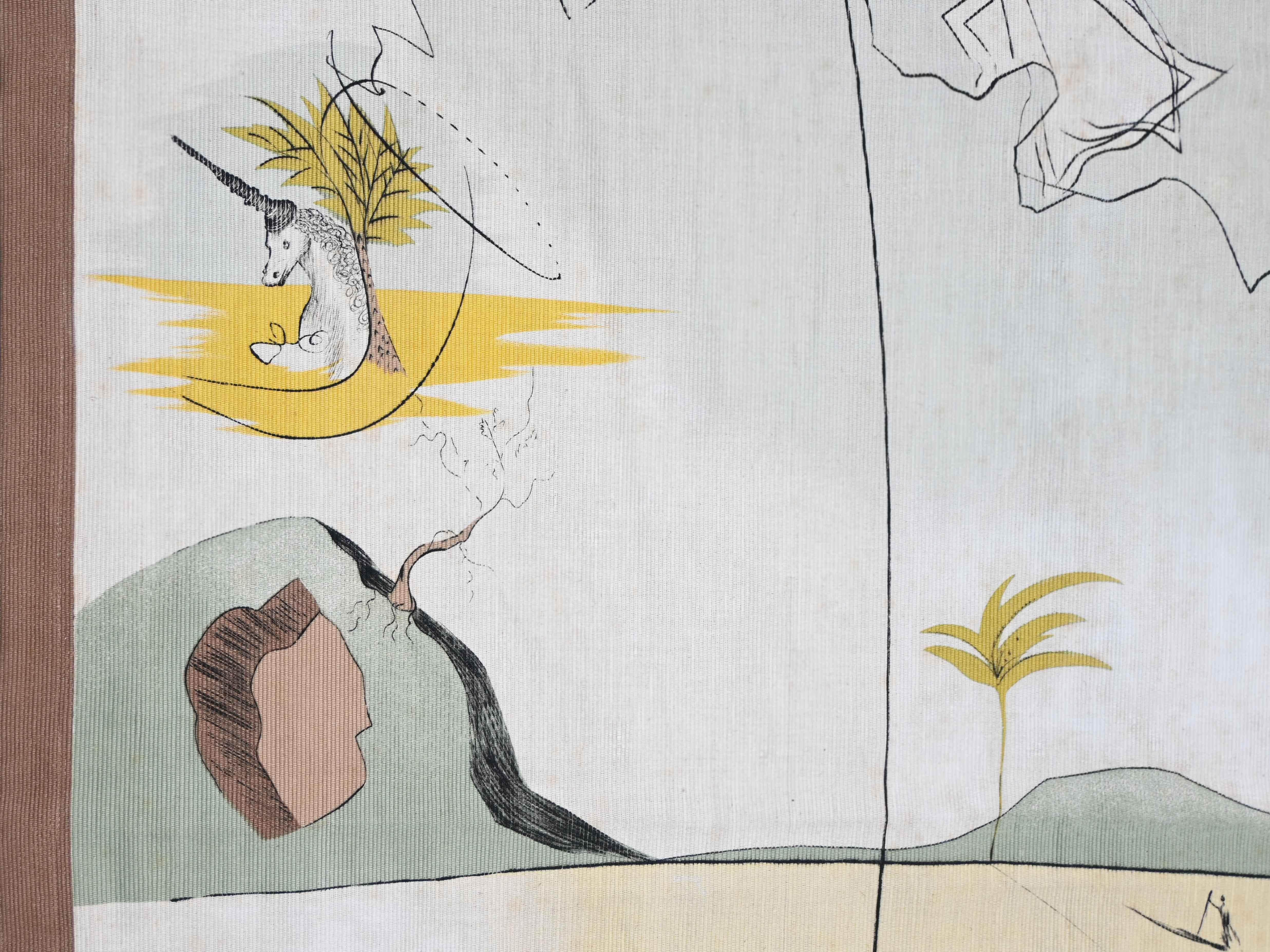 Mid-Century moderno Le 12 tribù di Israel, arazzo di Salvador Dalí Certificato notarile -N° 1468 in vendita
