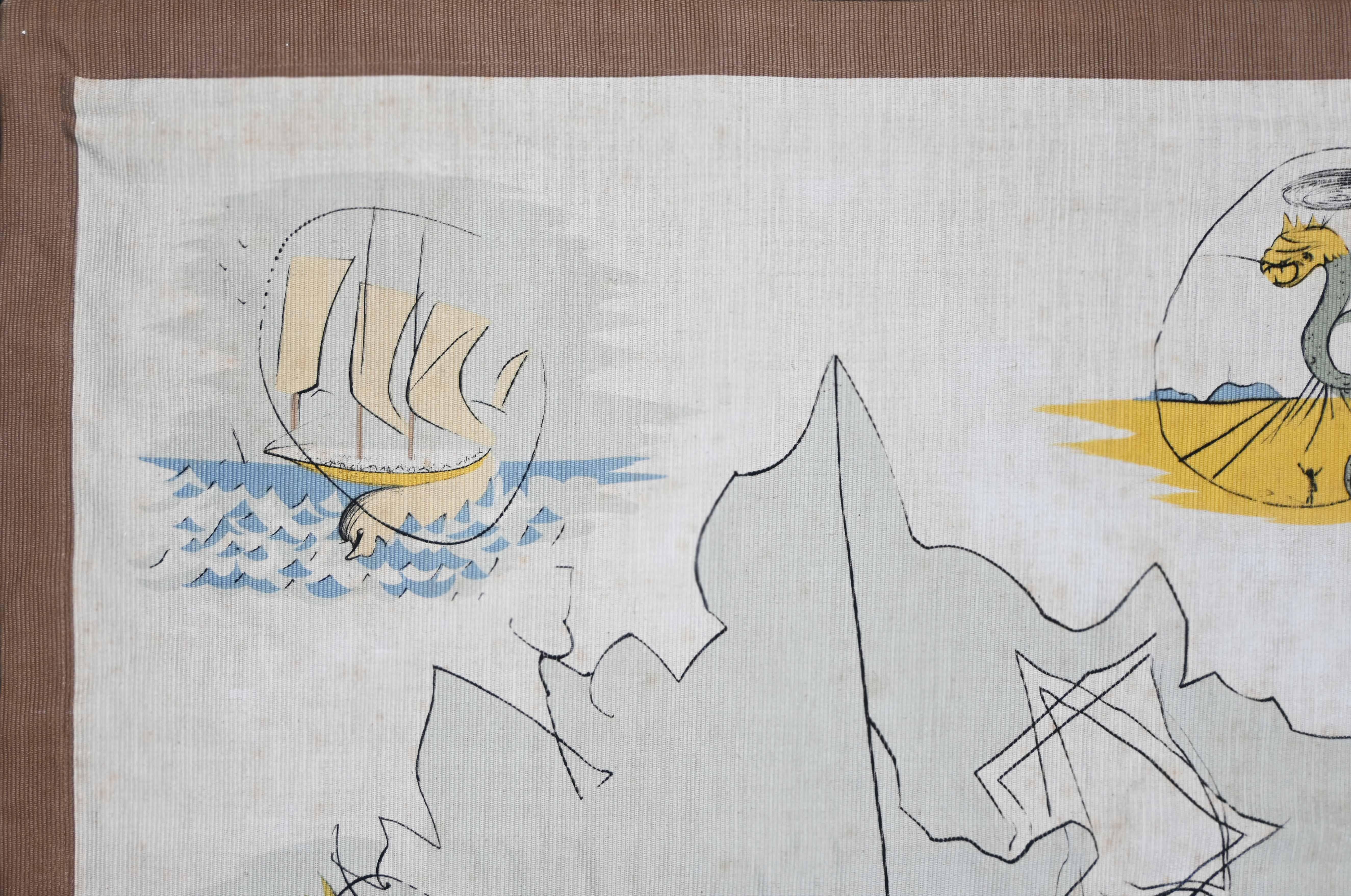 XX secolo Le 12 tribù di Israel, arazzo di Salvador Dalí Certificato notarile -N° 1468 in vendita