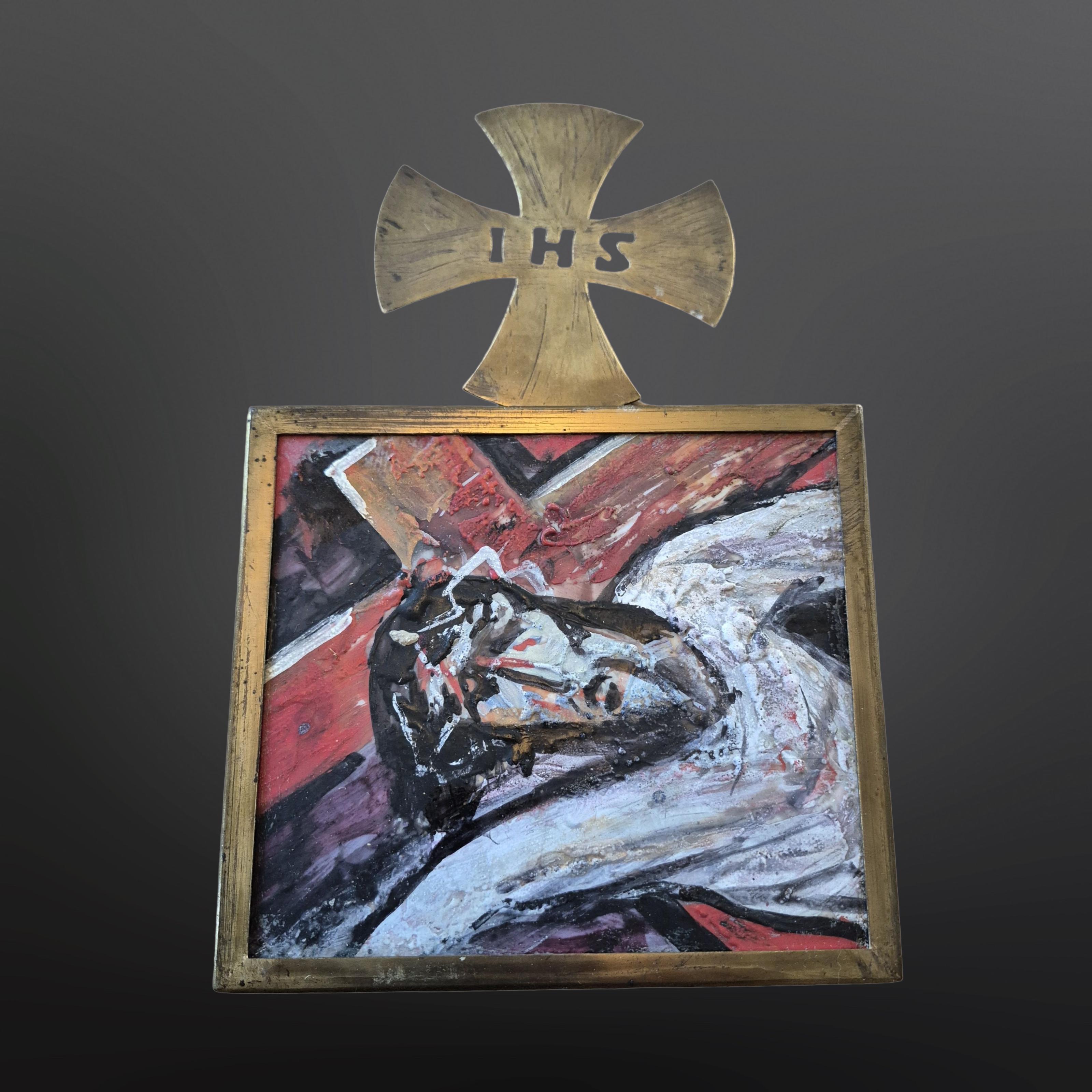 Le 14 stazioni della Via Crucis dipinte da Jan Mammen, Paesi Bassi 1961 In condizioni buone in vendita a ECHT, NL