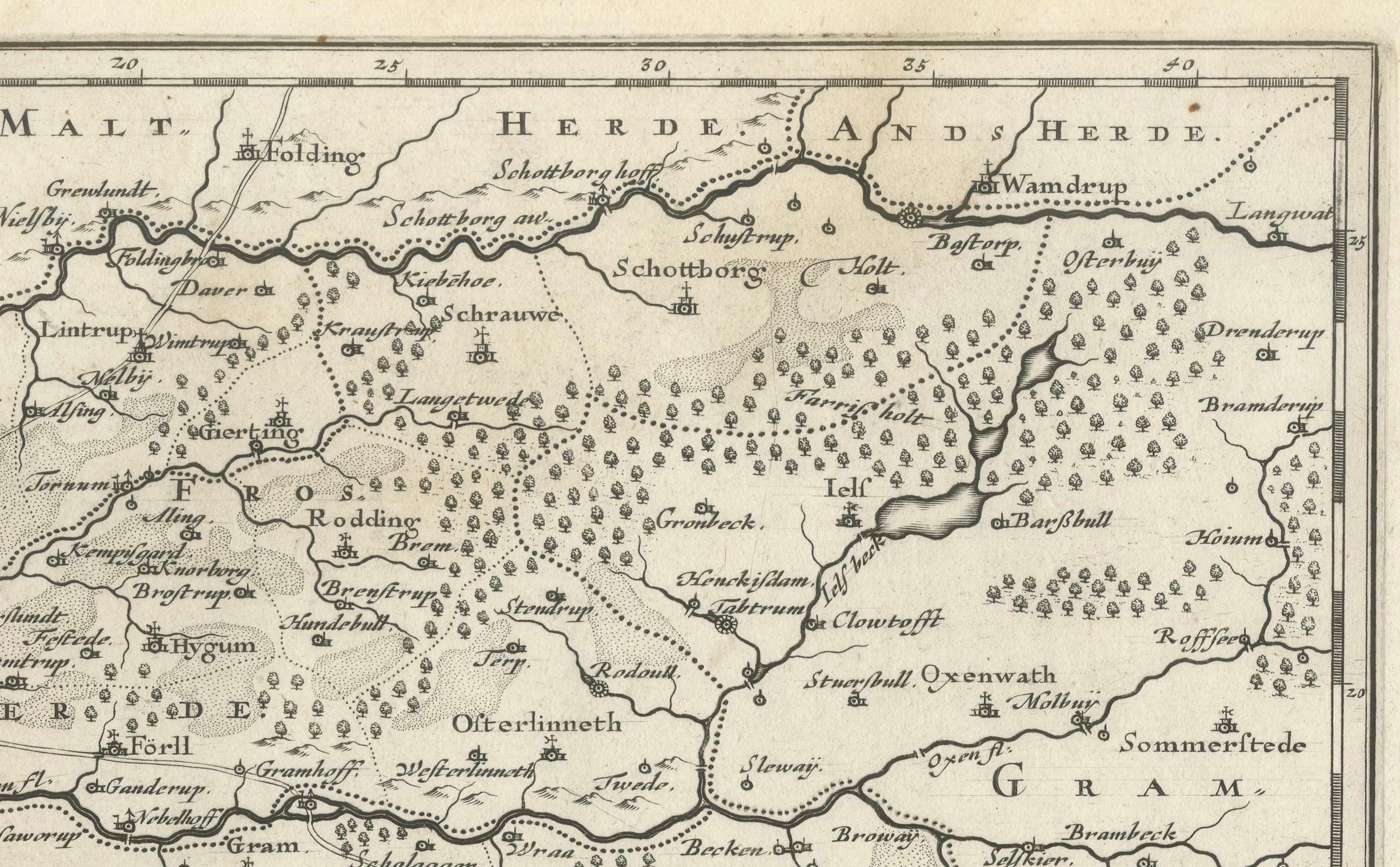 Voici un bel exemple de carte ancienne, intitulée 
