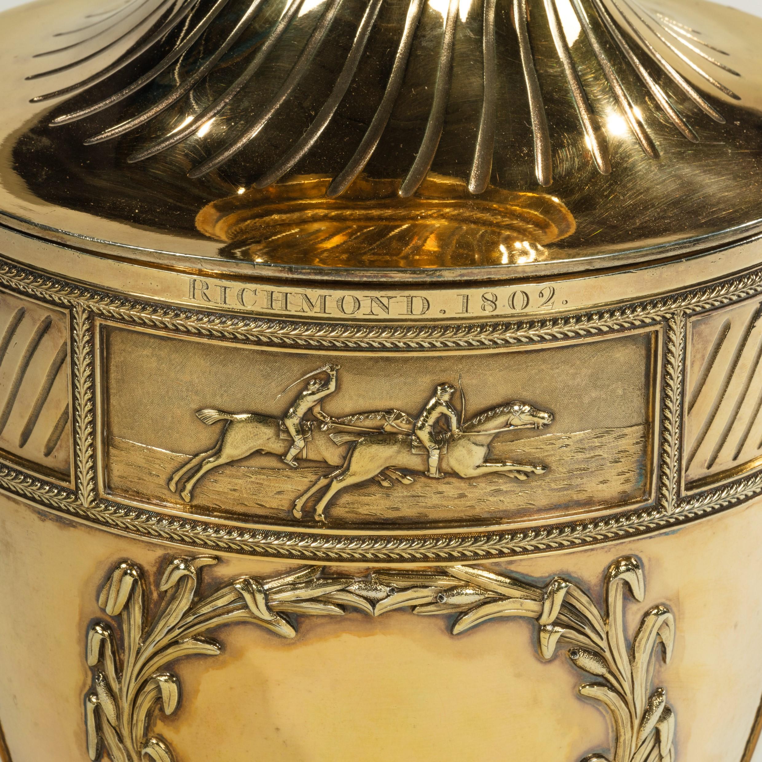 Coupe en or Richmond 1802, par Robert Adam, Paul Storr et Robert Makepeace en vente 4