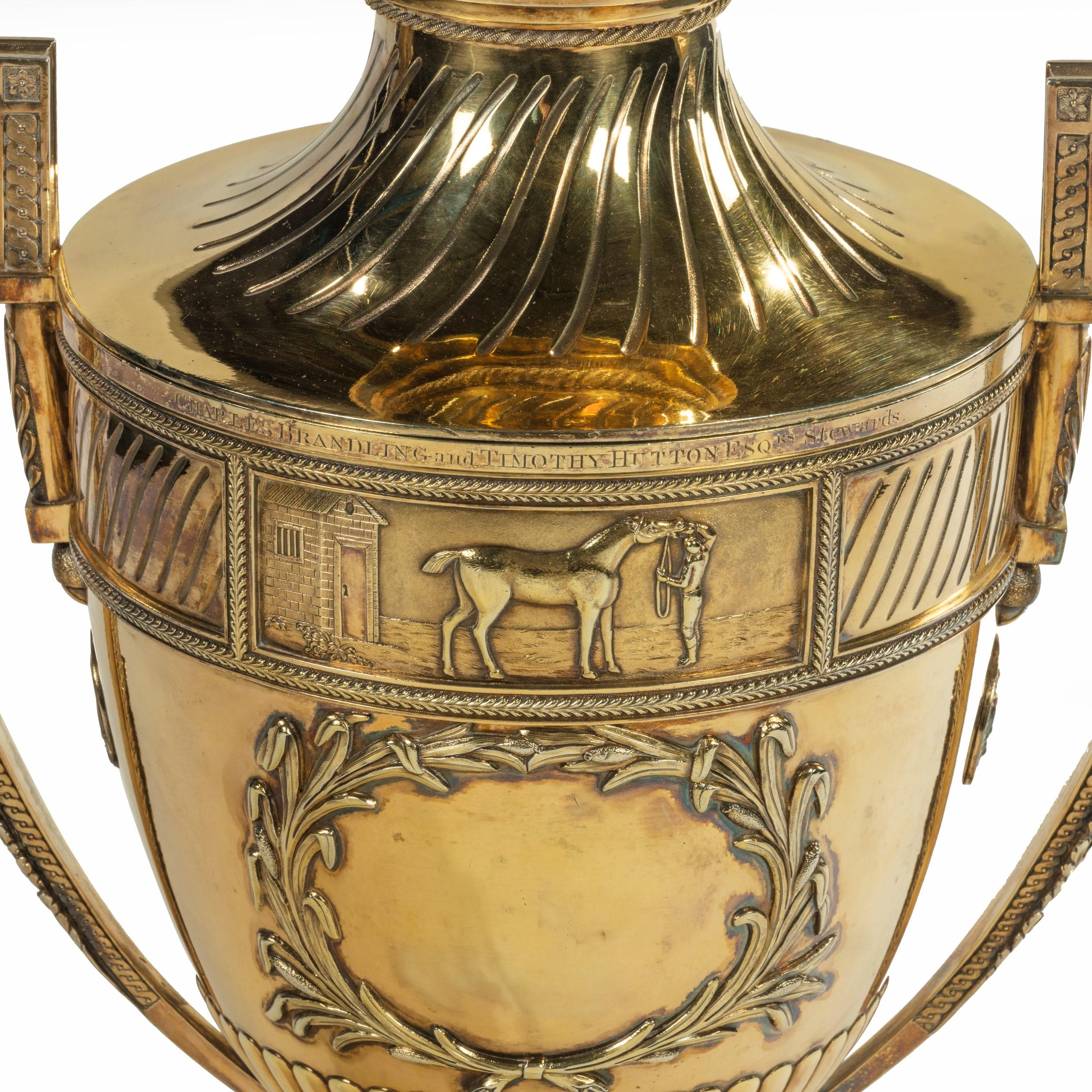 1802, Richmond “Gold Cup”, by Robert Adam, Paul Storr and Robert Makepeace In Good Condition For Sale In Lymington, Hampshire