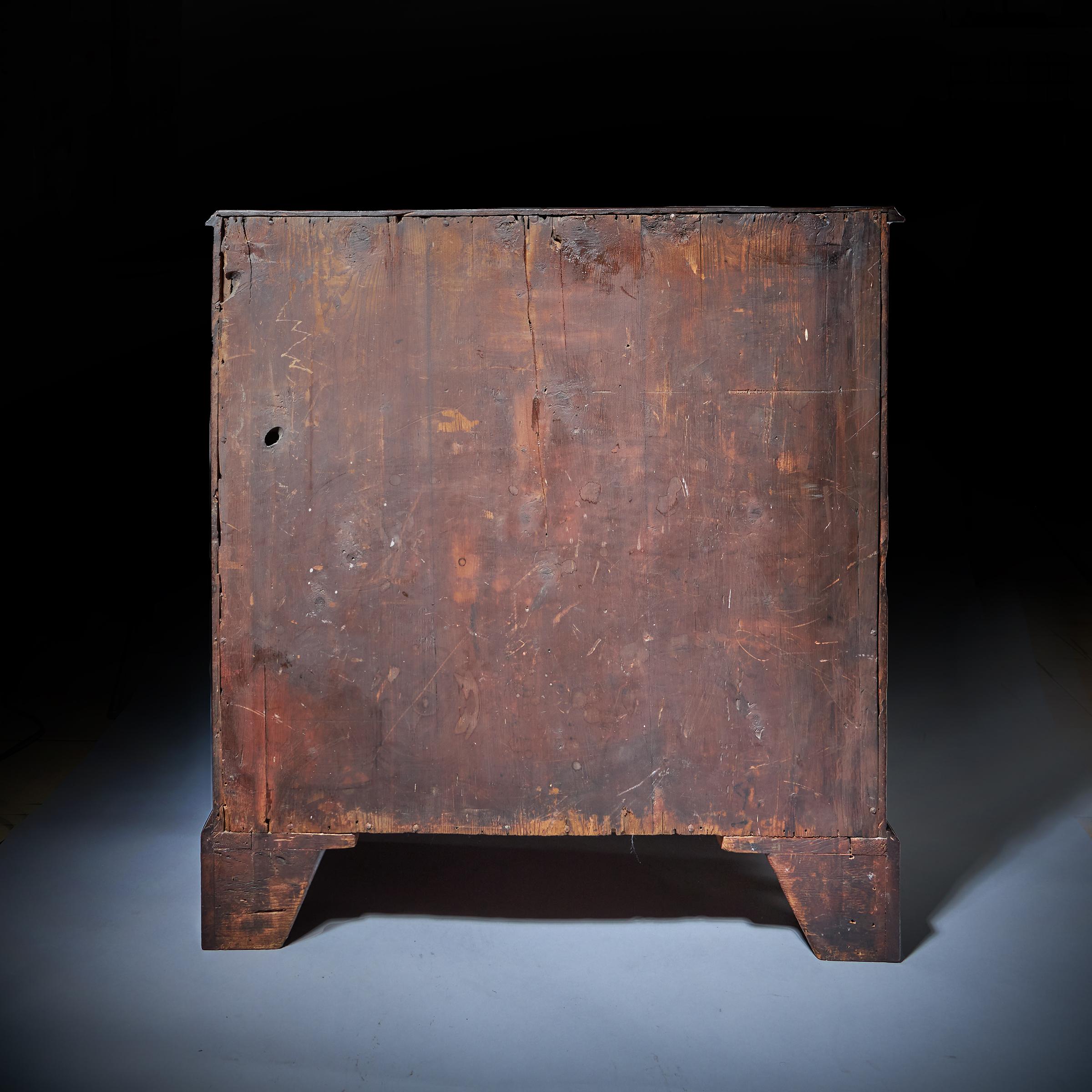 18th Century George III Mahogany Bachelors Chest by Philip Bell, London For Sale 7